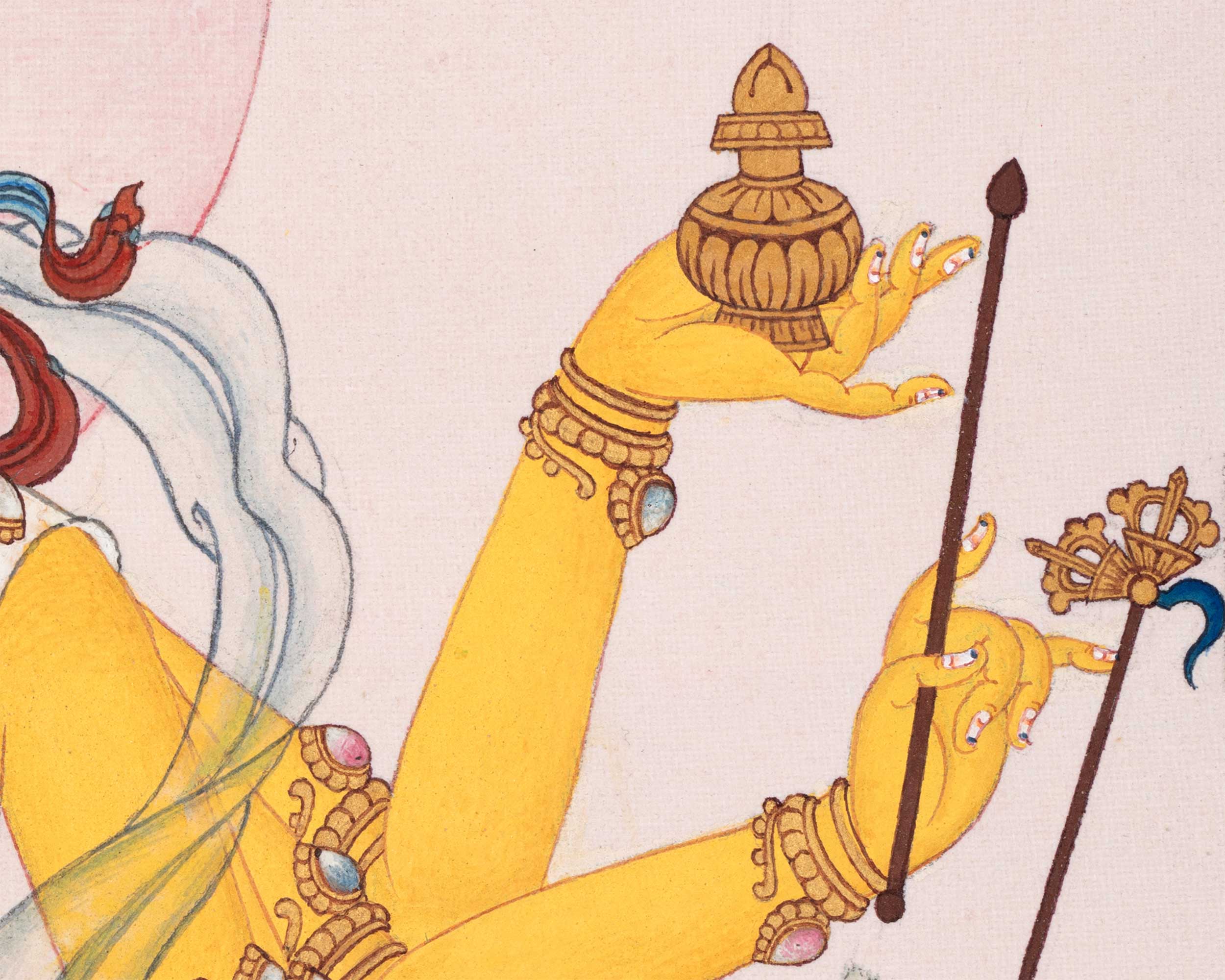 Mangalaloka Tara | 21 Tara of Surya Gupta Thangka