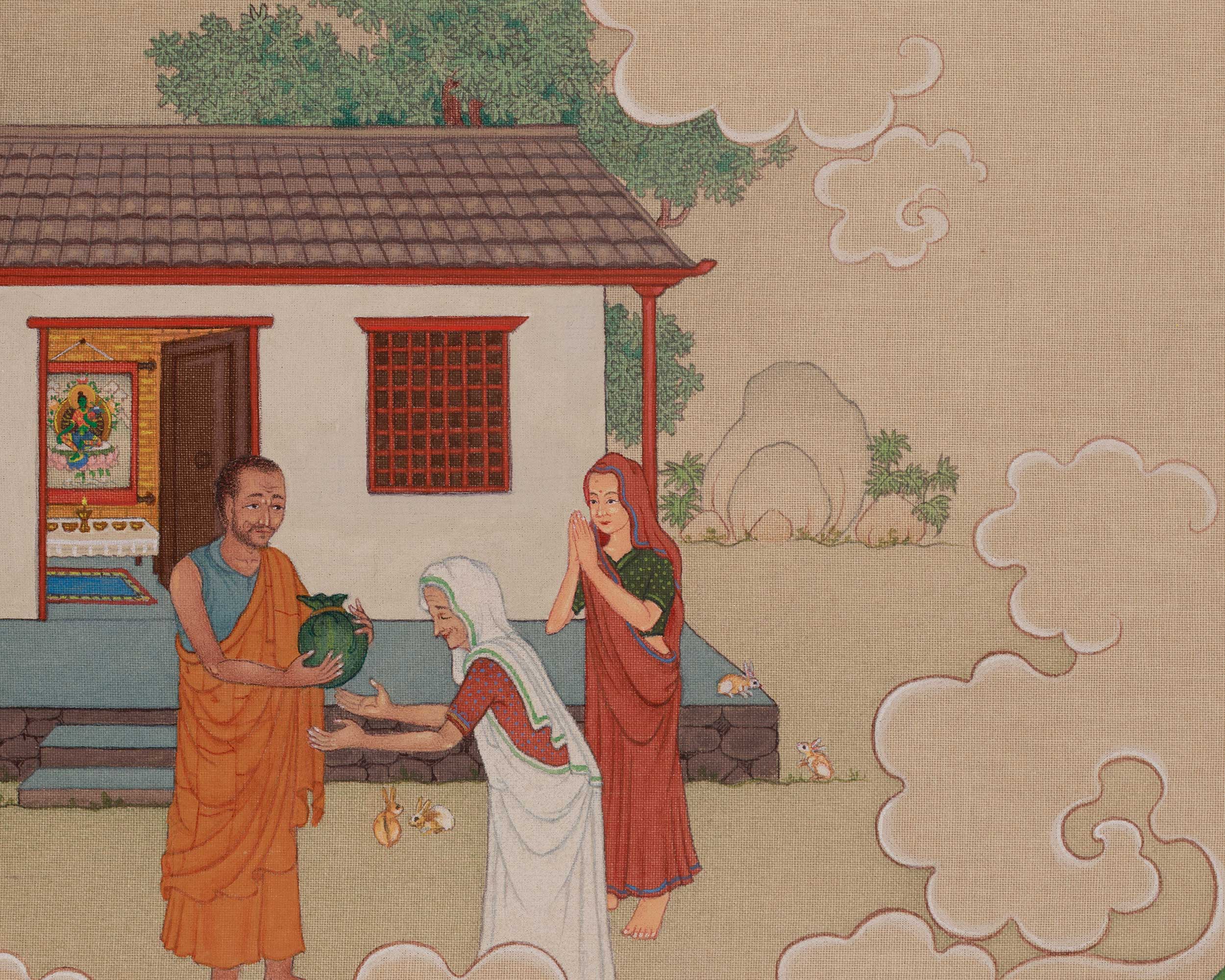 Green Tara Buddhist Artwork | Compassion Deity | Shyama Tara