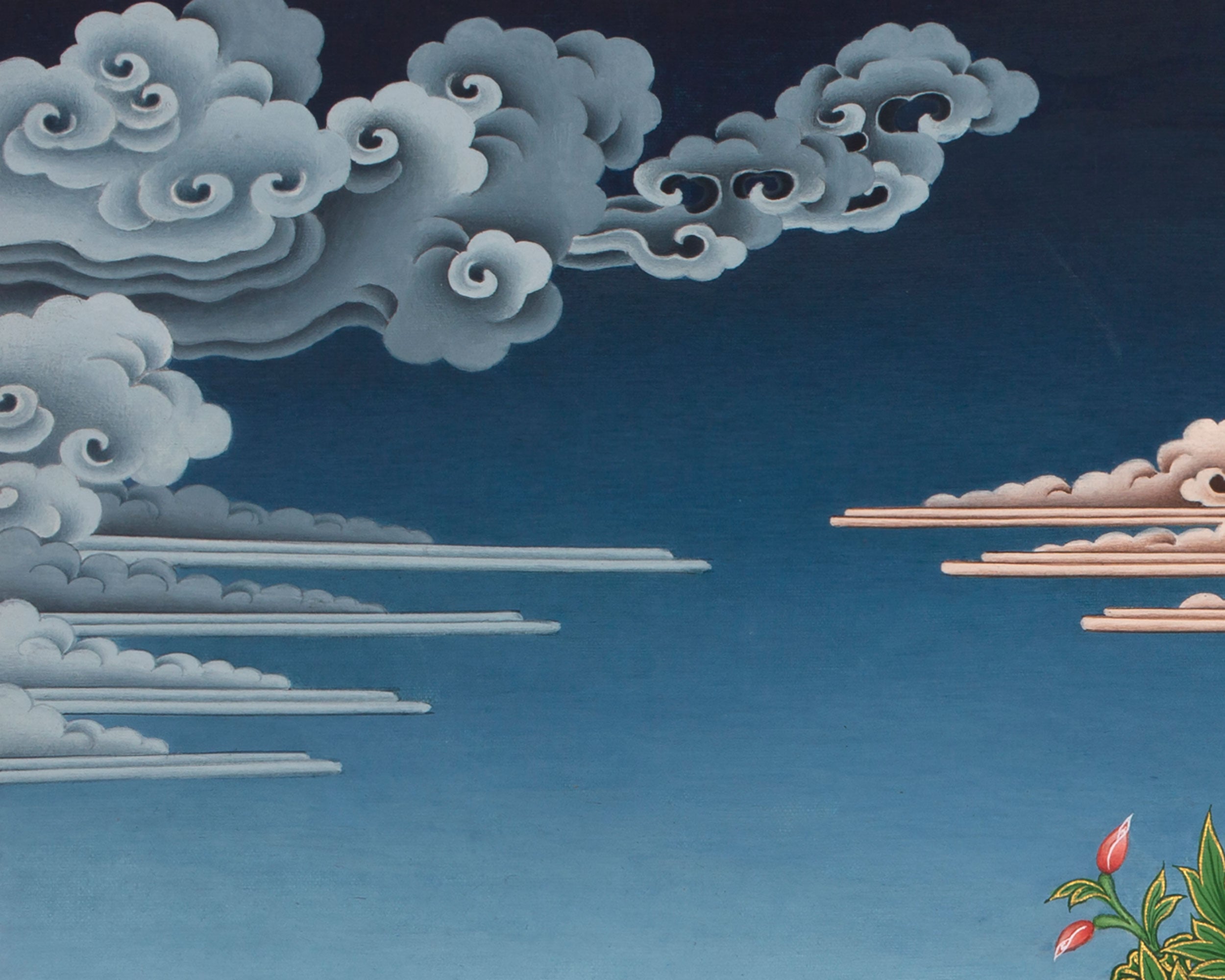 Arya Bodhisattva Manjushri Thangka | Eri Artistry