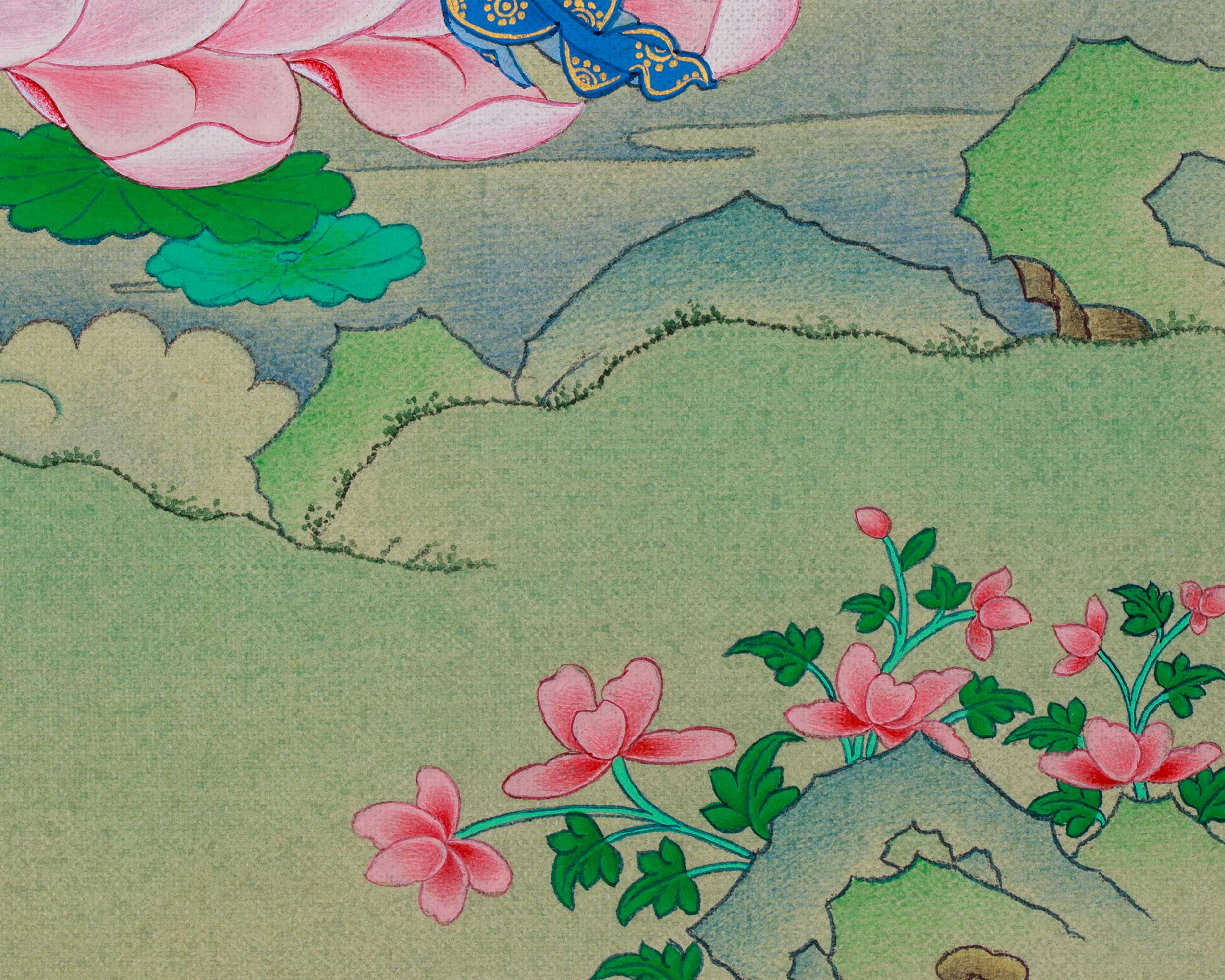 Exceptionally Serene Amitayus Thangka