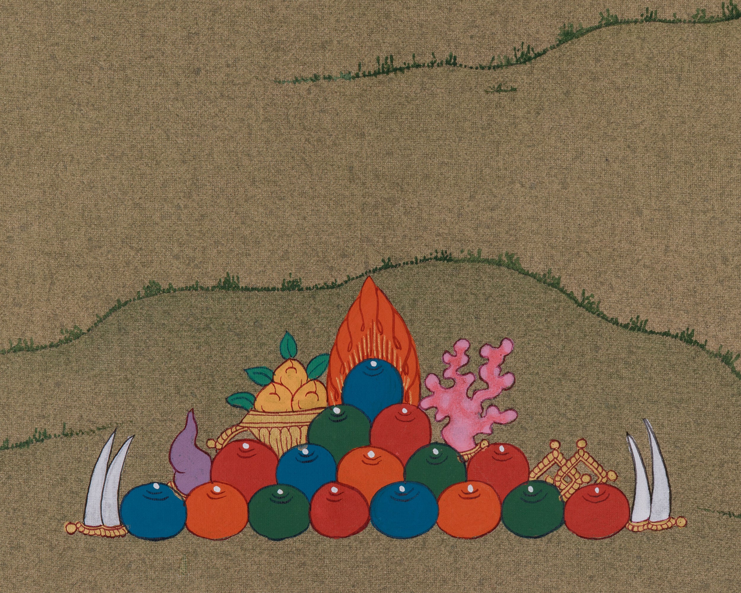 Sacred Shyama Tara Artwork | Beautiful Bodhisattva Green Tara