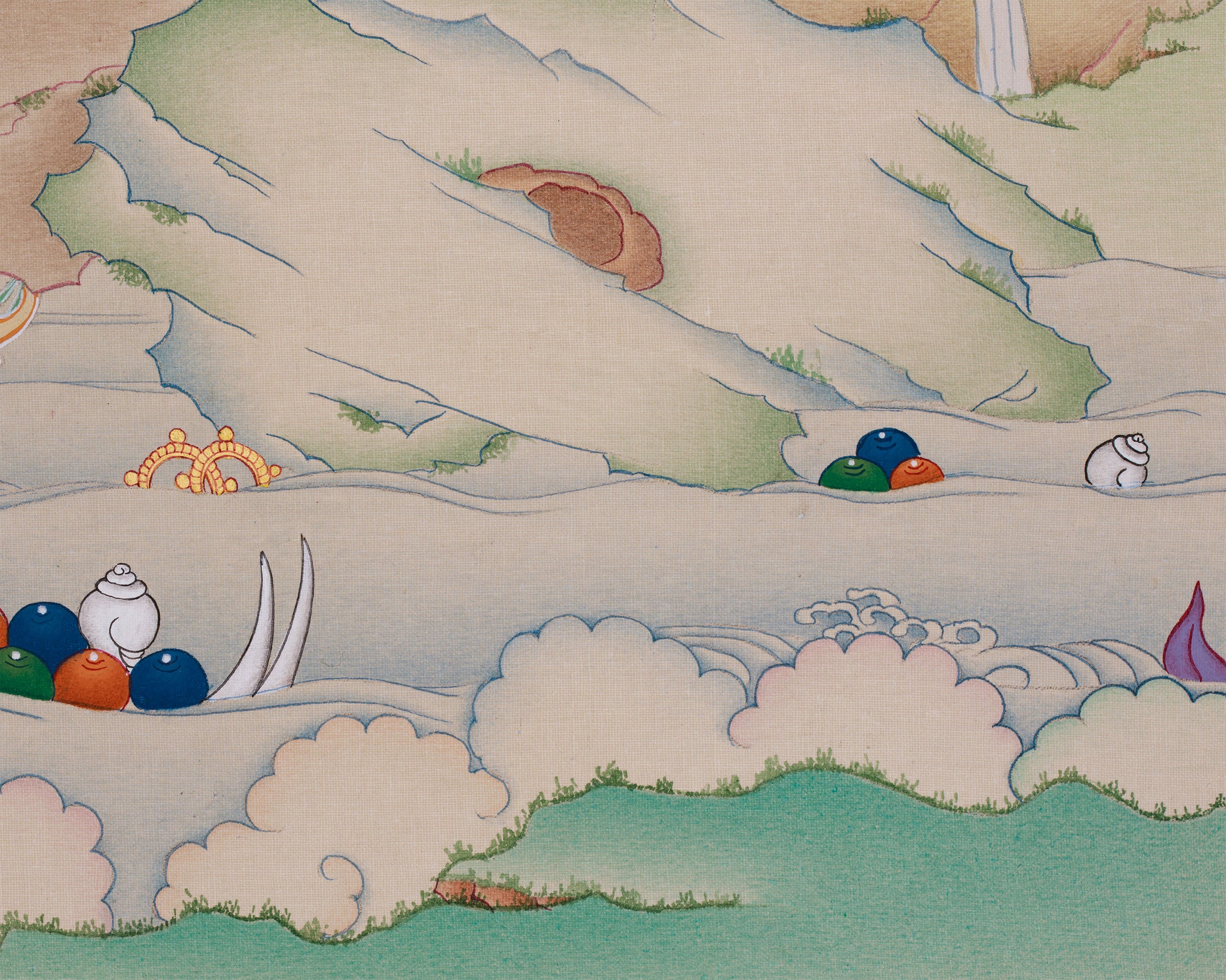 Mother Green Tara Buddha Painting | Divine Protector and Guardian of Wisdom