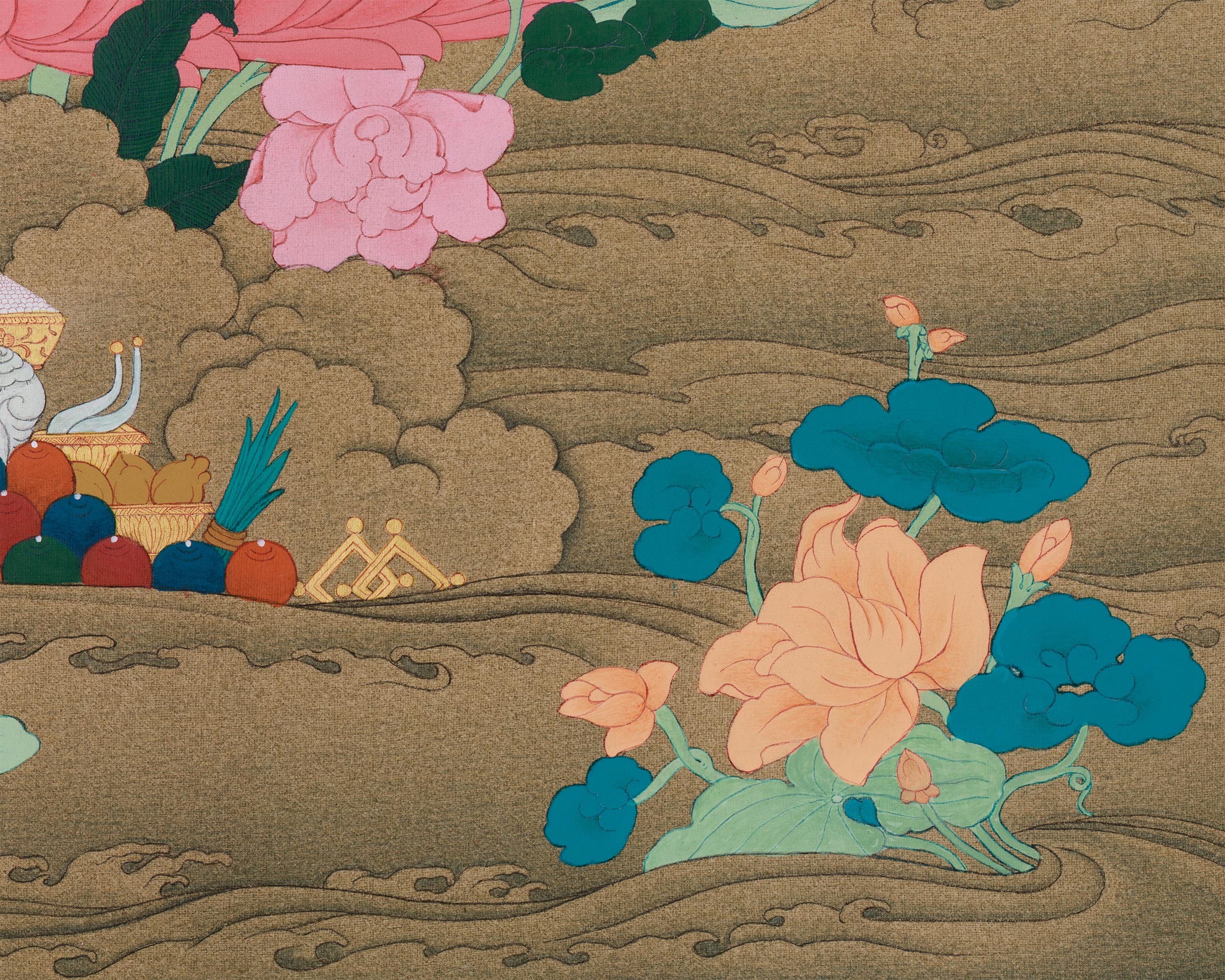 Meditation Amitabha Buddha Thangka | The Buddha of Infinite Light for Inner Harmony