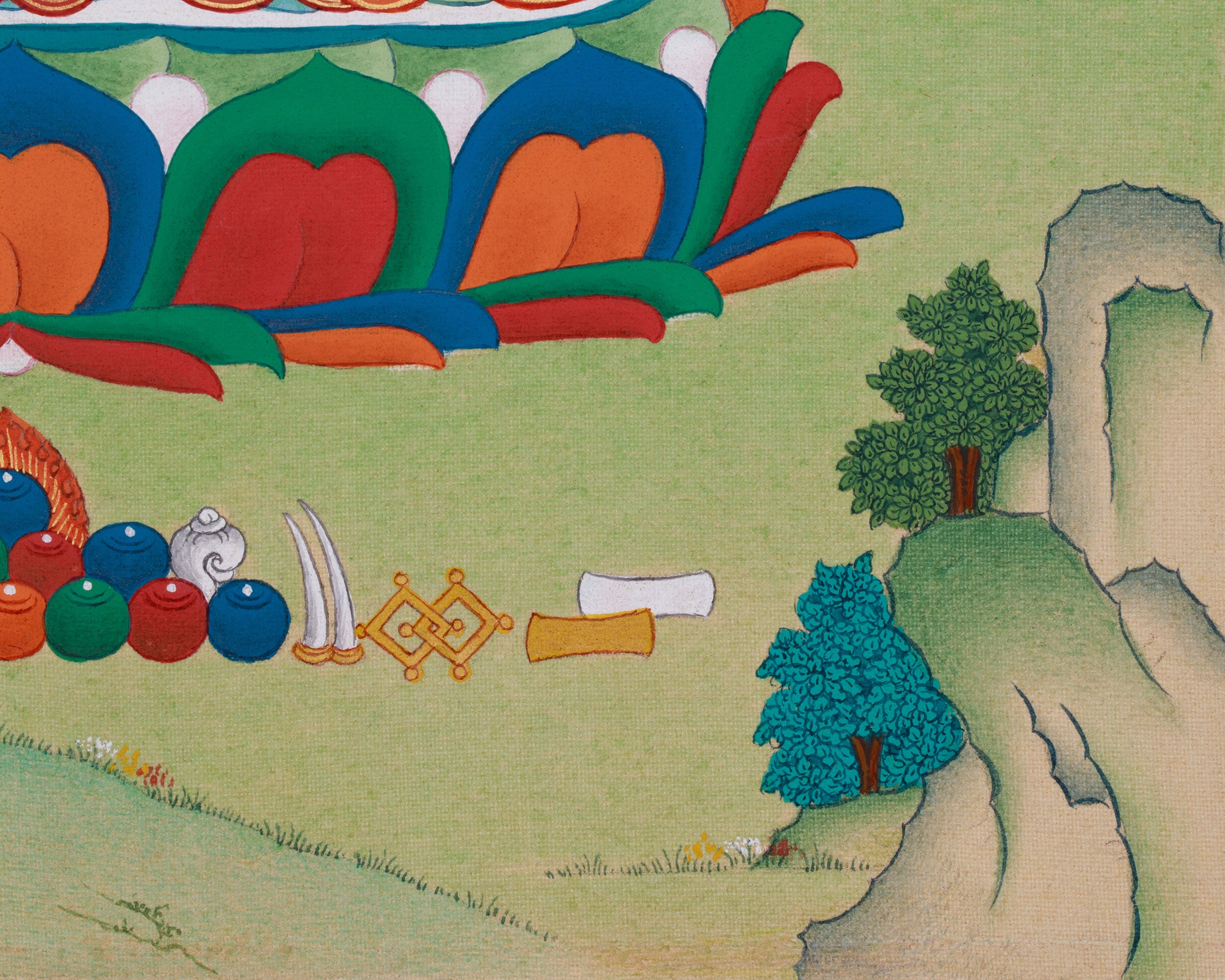Tibetan Gautama Buddha Painting | Buddha of Enlightenment