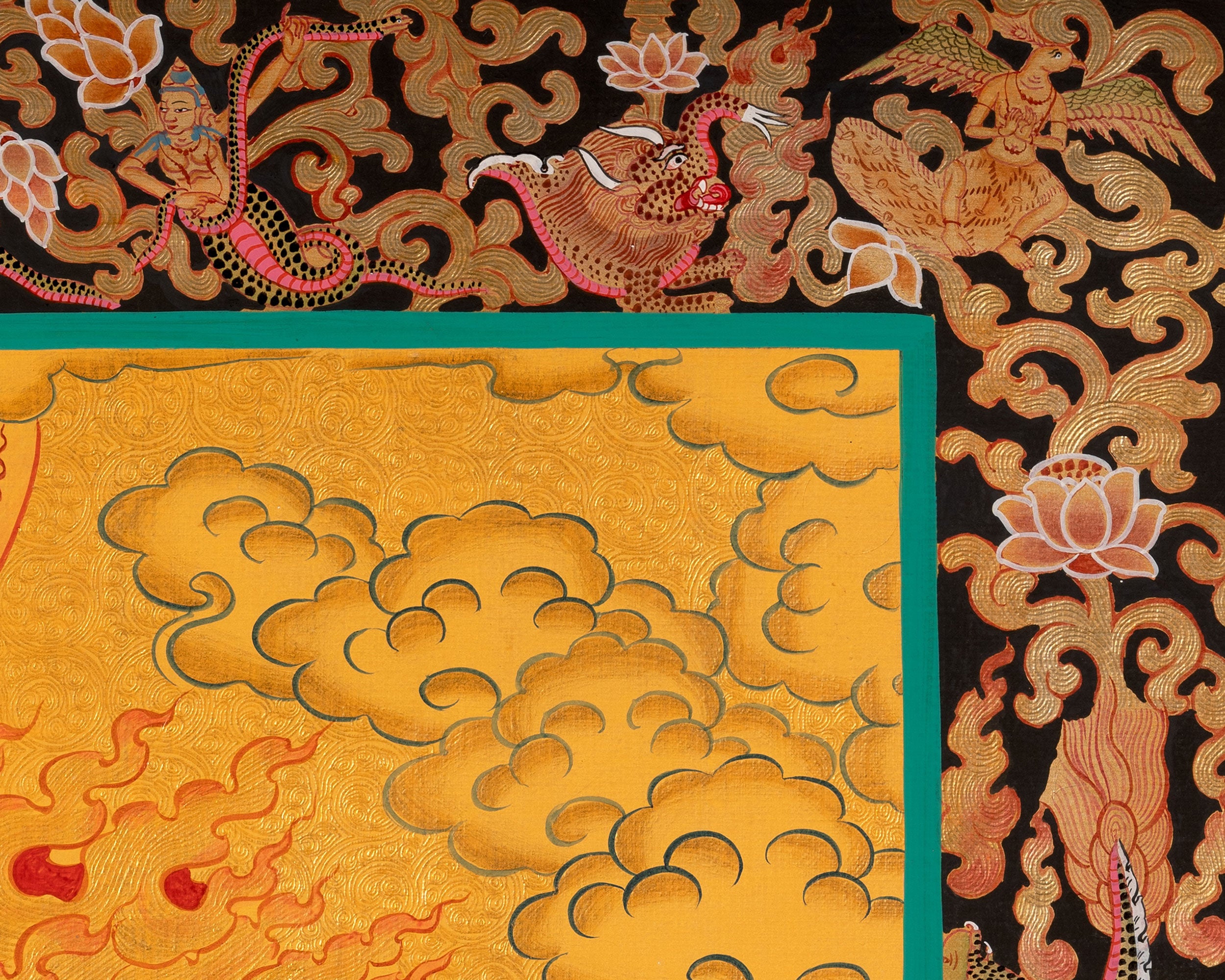 Vajrapani Thangka | Wall Hanging Canvas Art