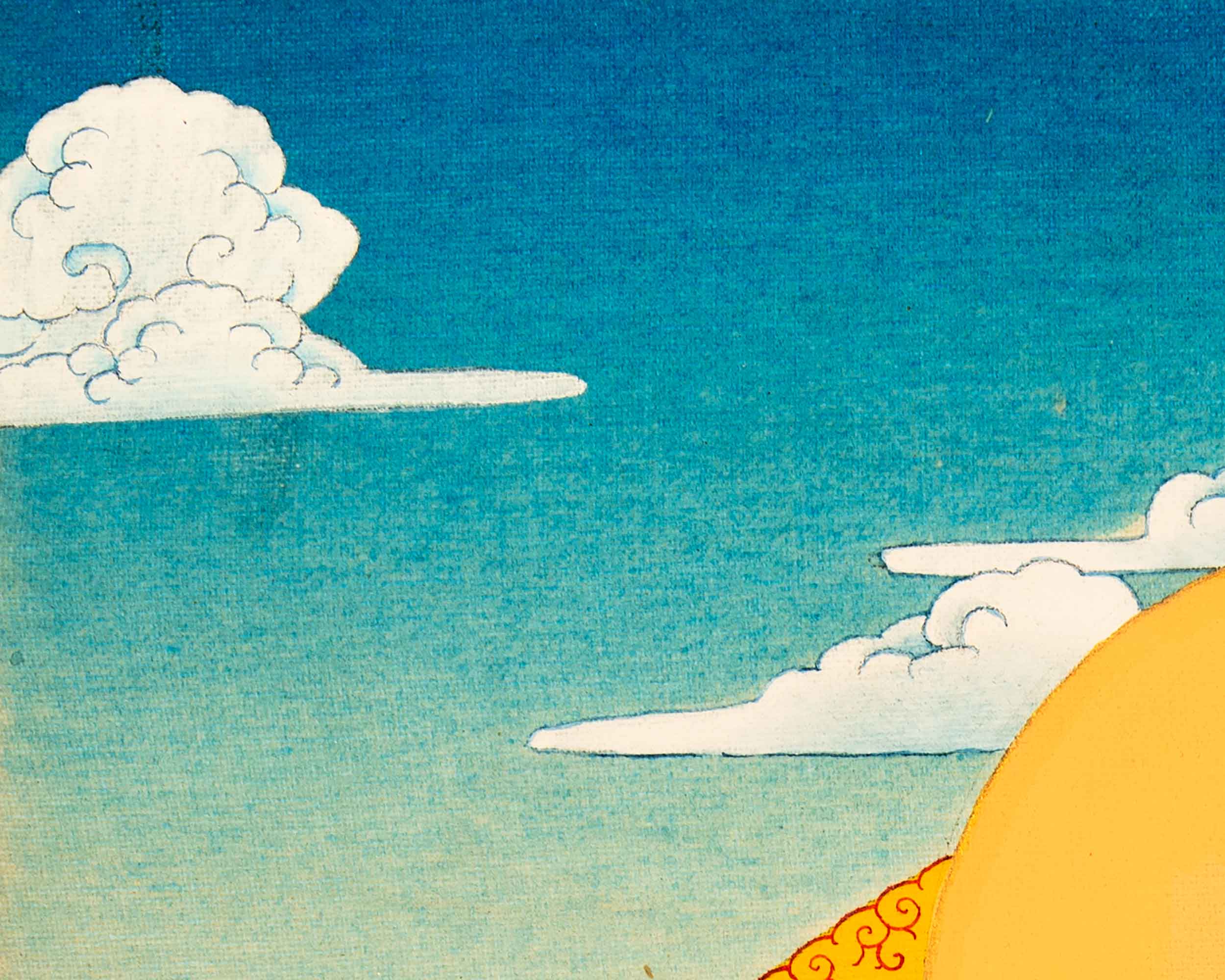 Discover The Enlightening Medicine Buddha Thangka | Handpainted Traditional Artwork