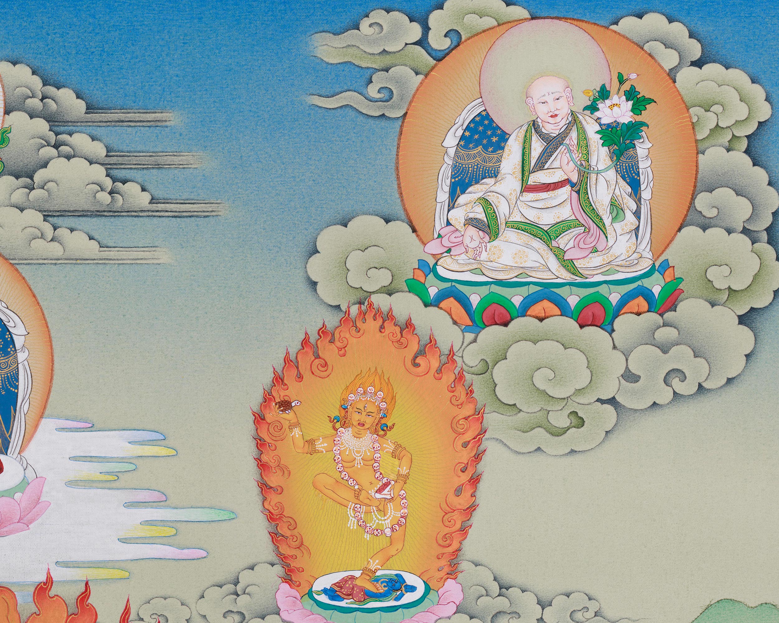 Authentic Hevajra Thangka | Symbol of Enlightened Union, Wisdom & Transformation
