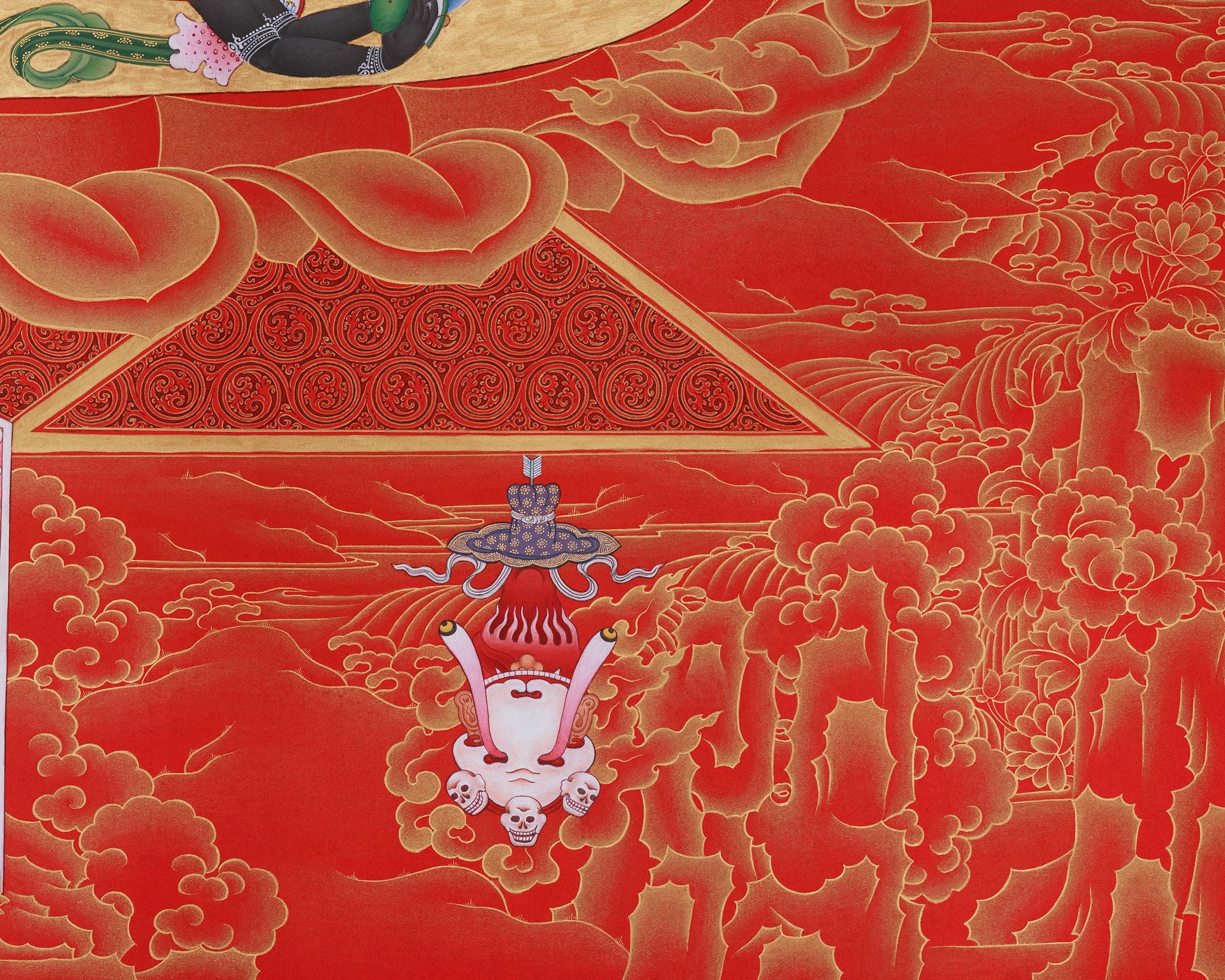 Female Deity Vajrayogini Thangka | The Queen of Dakini