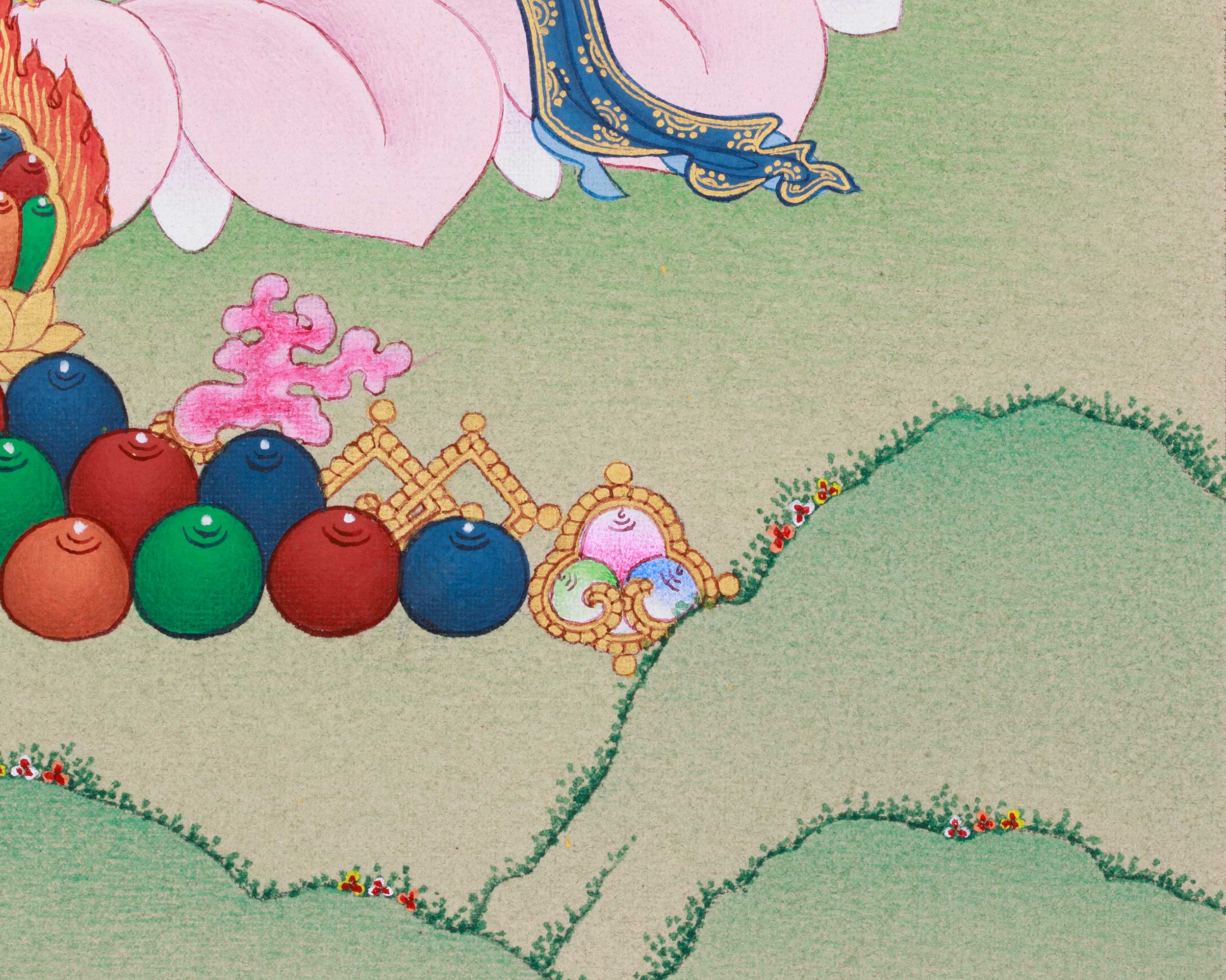 Prosperity Dzambhala Thangka | Buddha of Wealth and Abundance