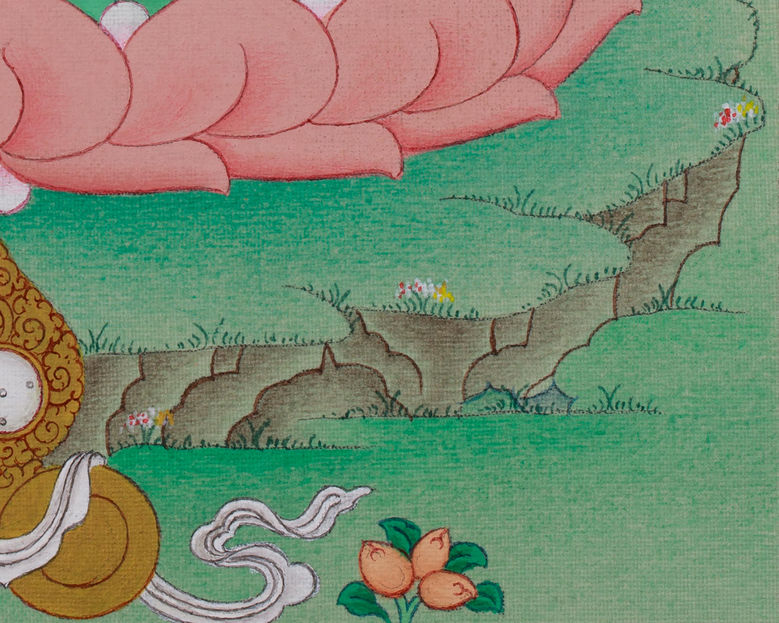 Himalayan Shakyamuni Buddha Thangka | The Awakened One | Path of Enlightenment