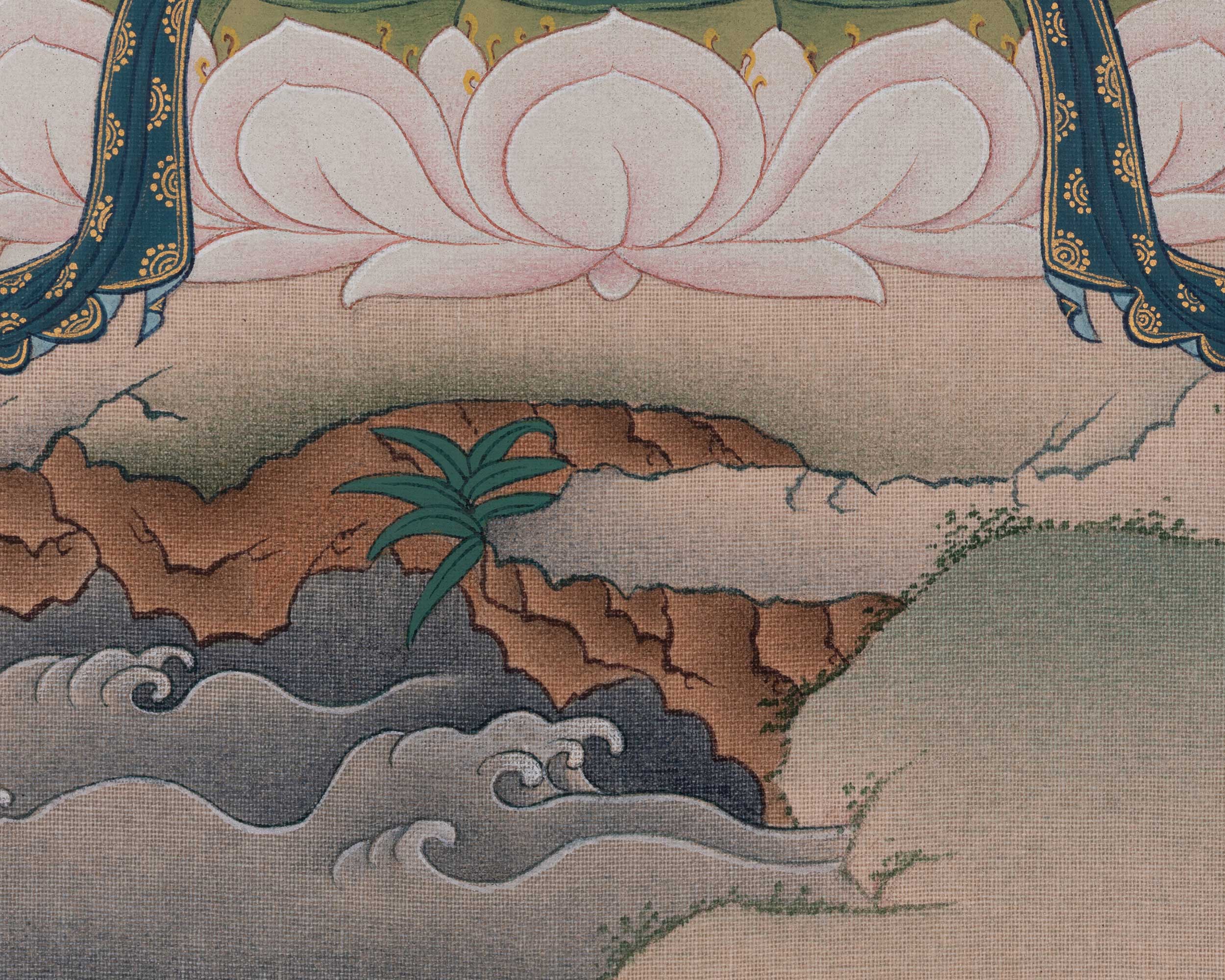 Healing Deity Sita Tara Artwork | Mother of Compassion | White Tara