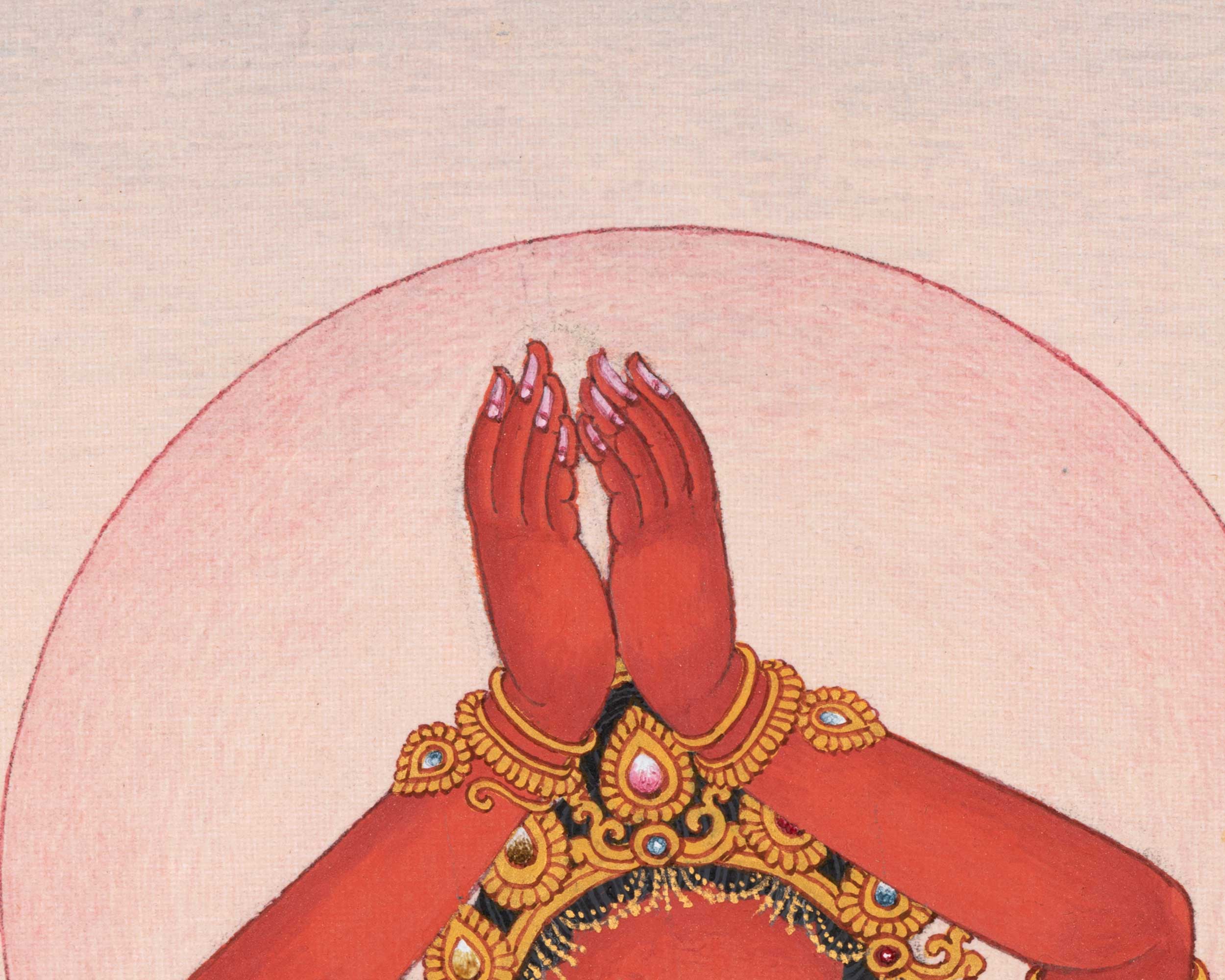 Soka Vinodana Tara | 21 Tara of Surya Gupta Thangka