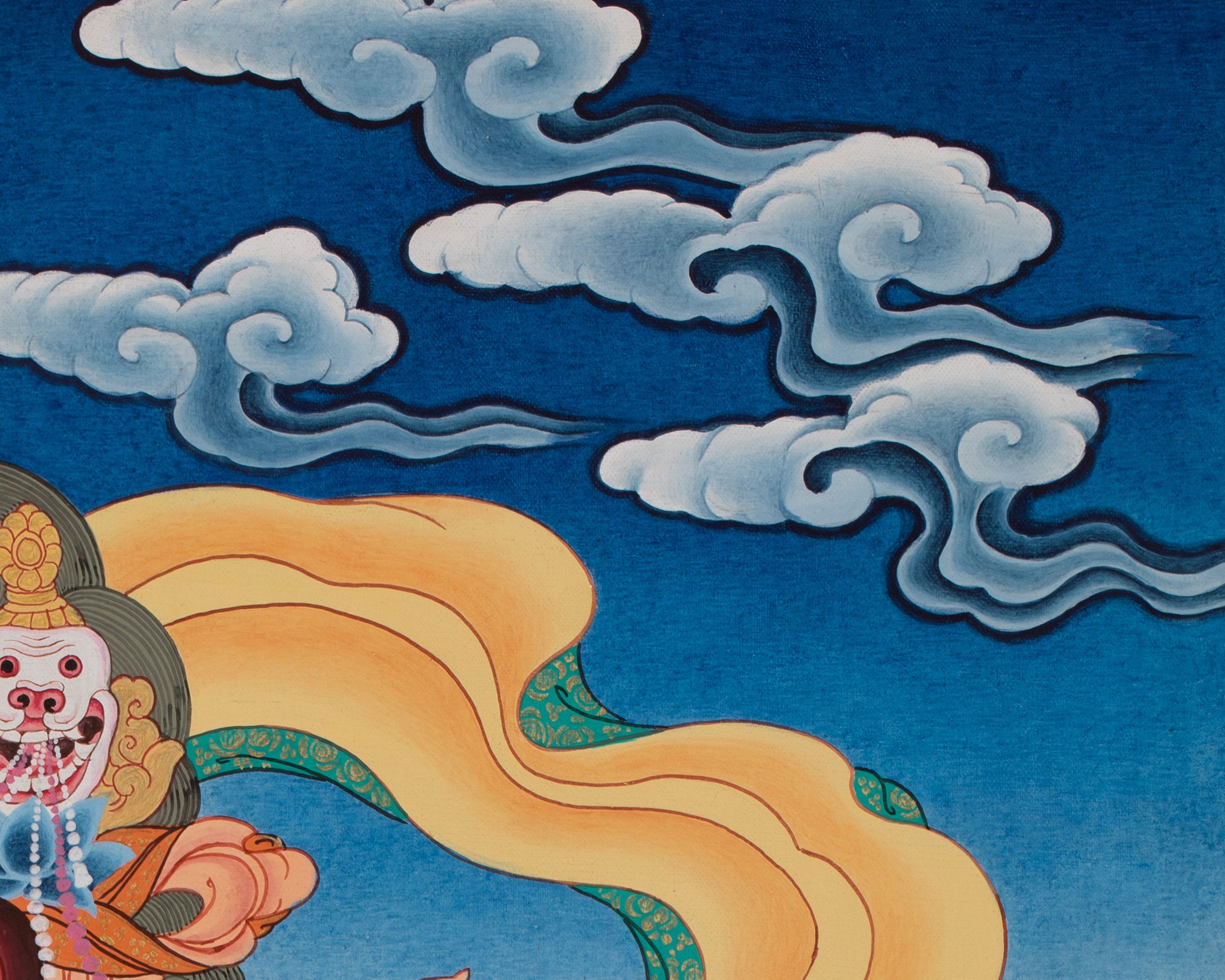 Sacred Wheel of Life Thangka | Tibetan Bhavachakra Painting