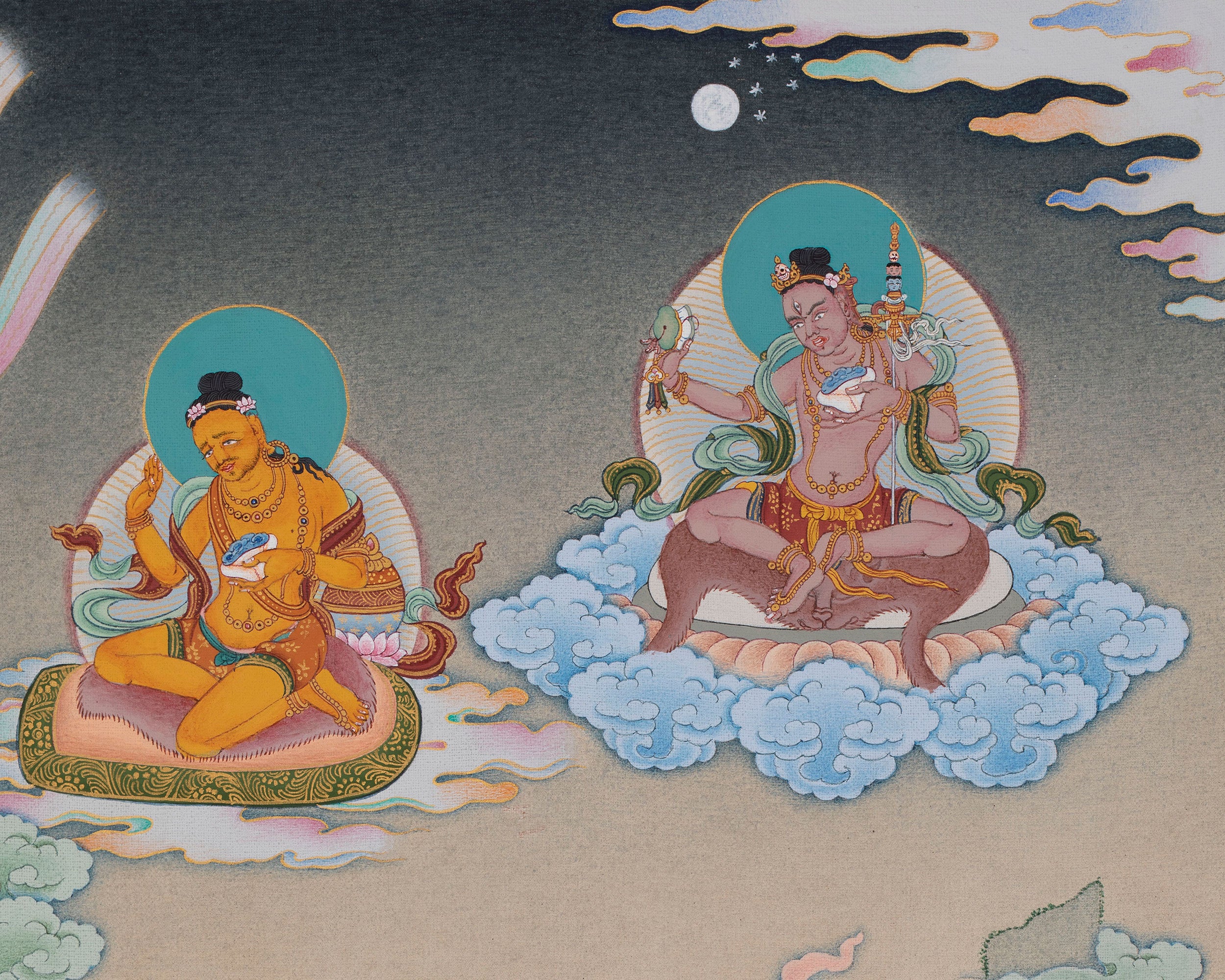 Khyungpo Naljor Thangka Print | High-Quality Print of the Esteemed Guru of Shangpa Kagyu