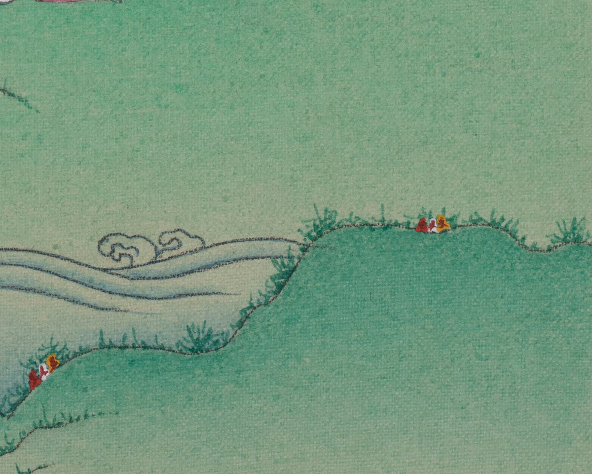 Vajrasattva Traditional Thangka | Sacred Symbol of Purification and Enlightened Wisdom