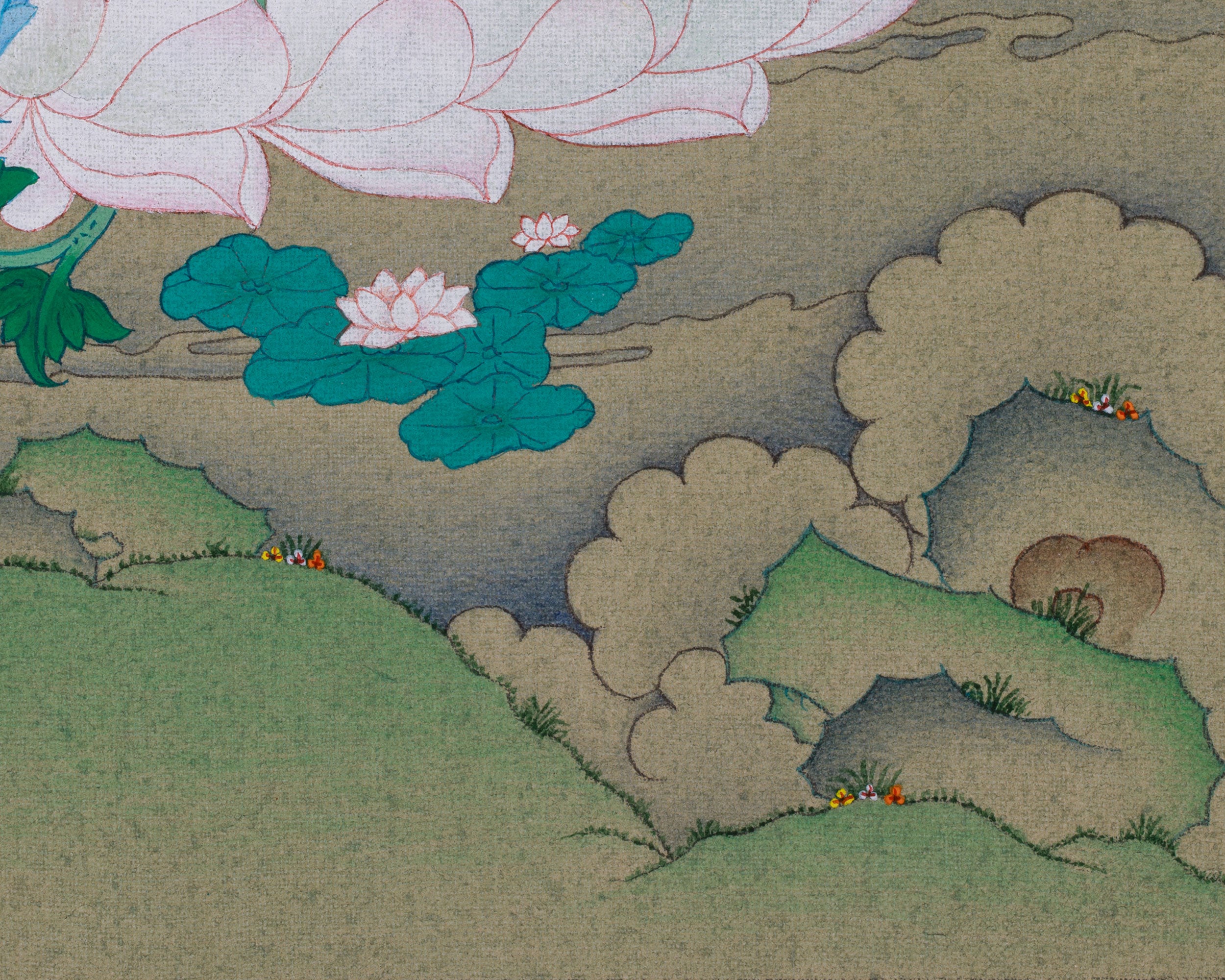 Compassionate Green Tara Thangka | The Loving Goddess of Protection and Healing