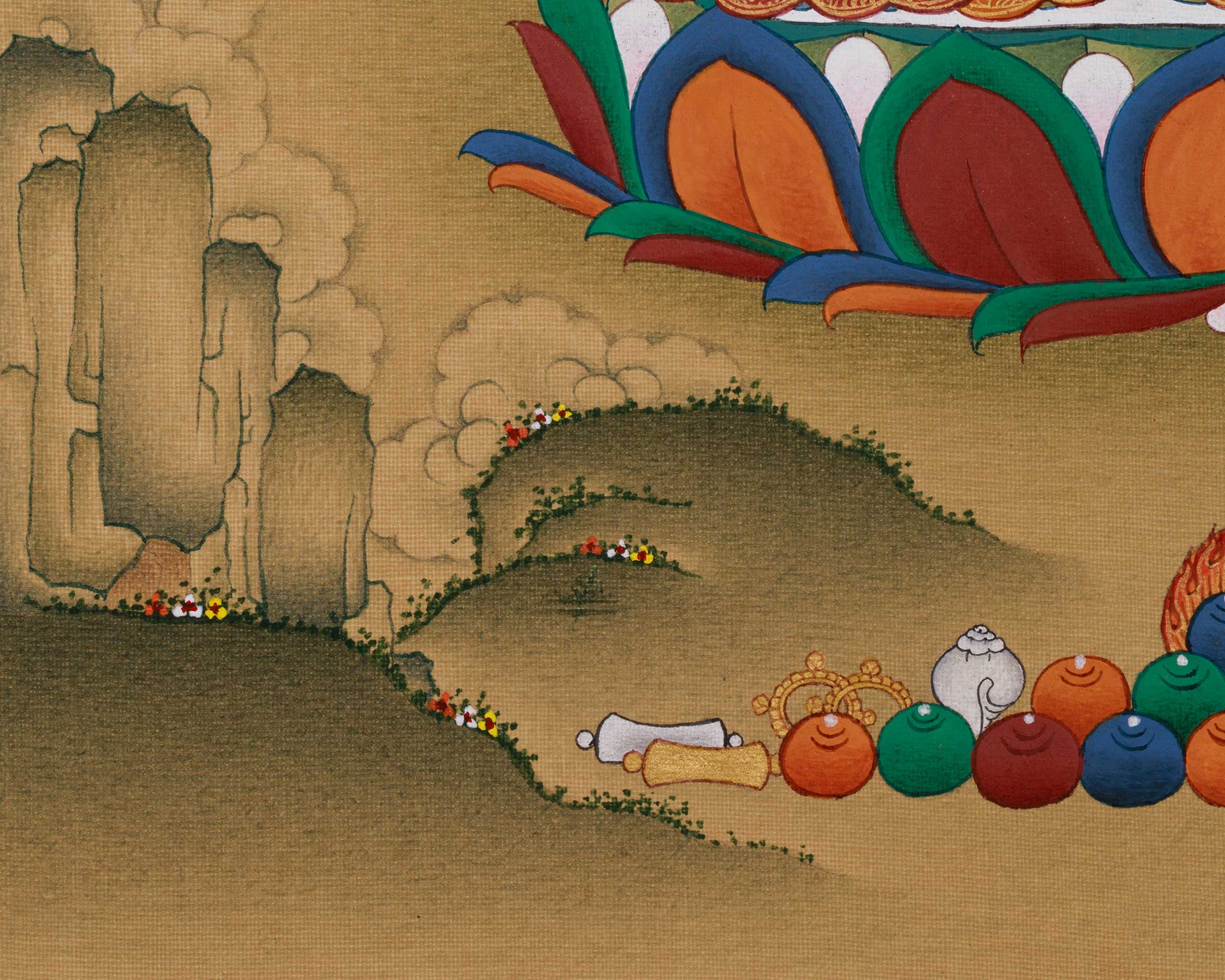 Bodhisattva Deity Kshitigarbha | Guardian of the Afterlife and Protector of Sentient Beings