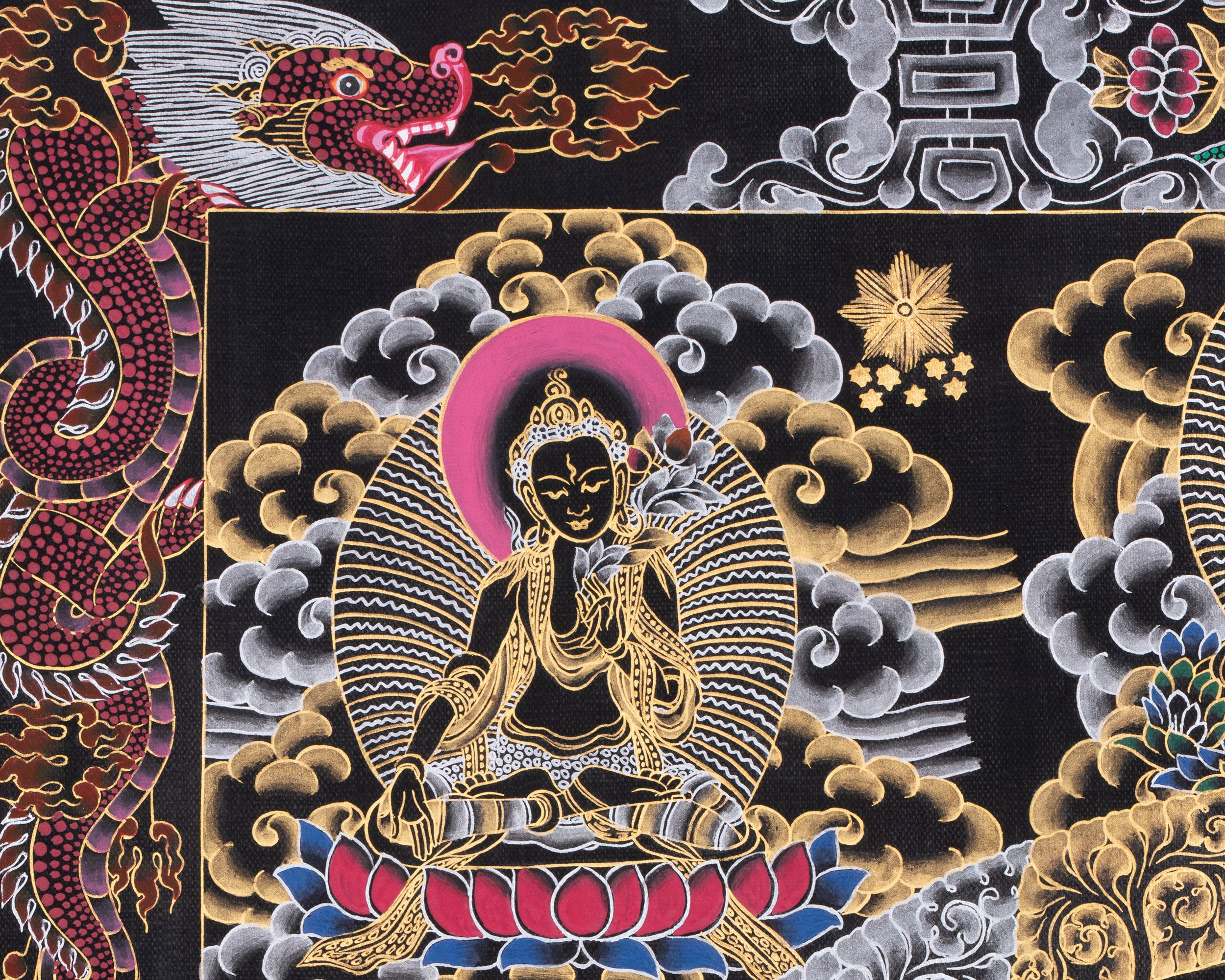 1000 Armed Chenrezig Mandala | Thangka of Boundless Compassion