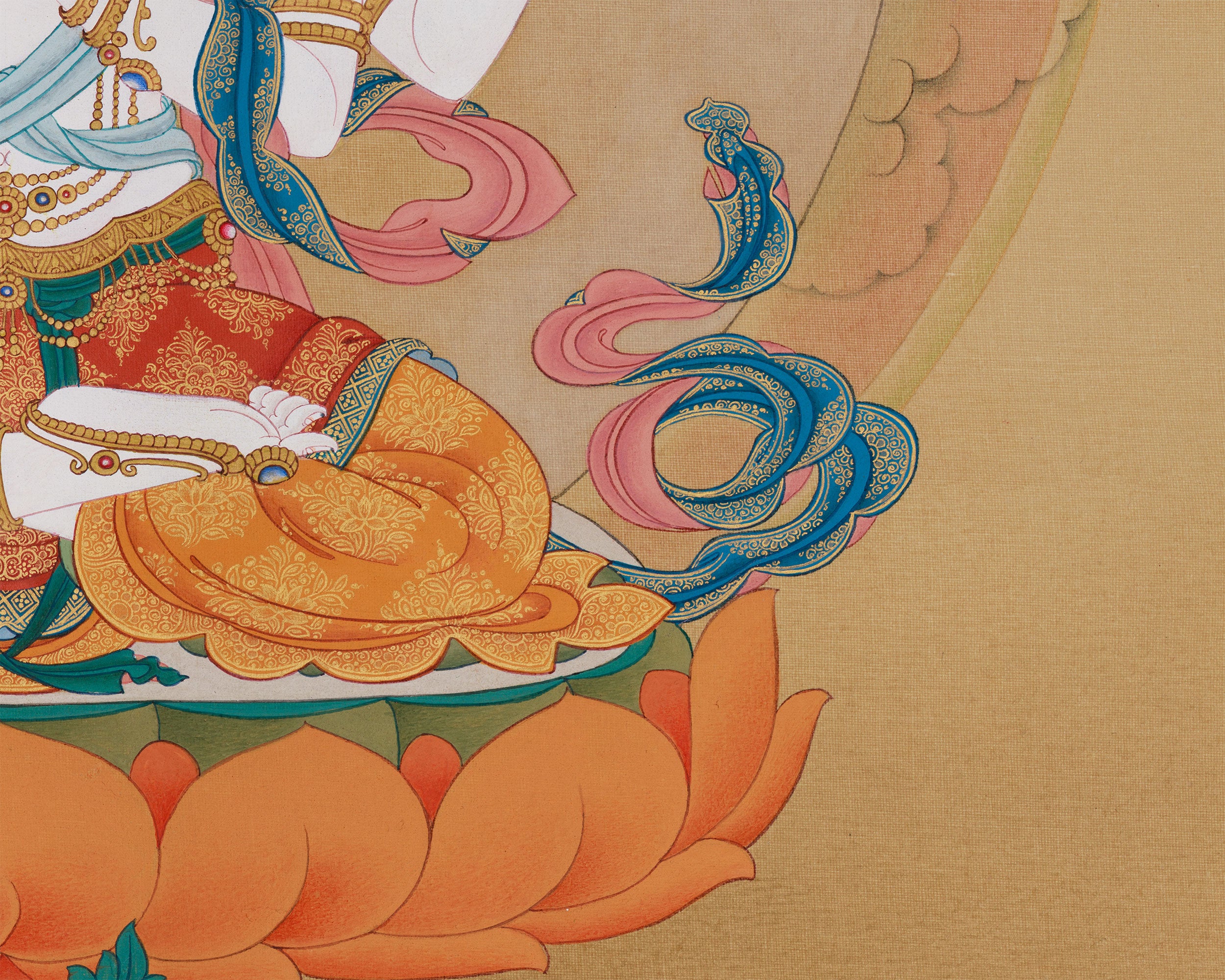 Compassion Buddha Avalokiteshvara Thangka | A Sacred Masterpiece of Infinite Mercy