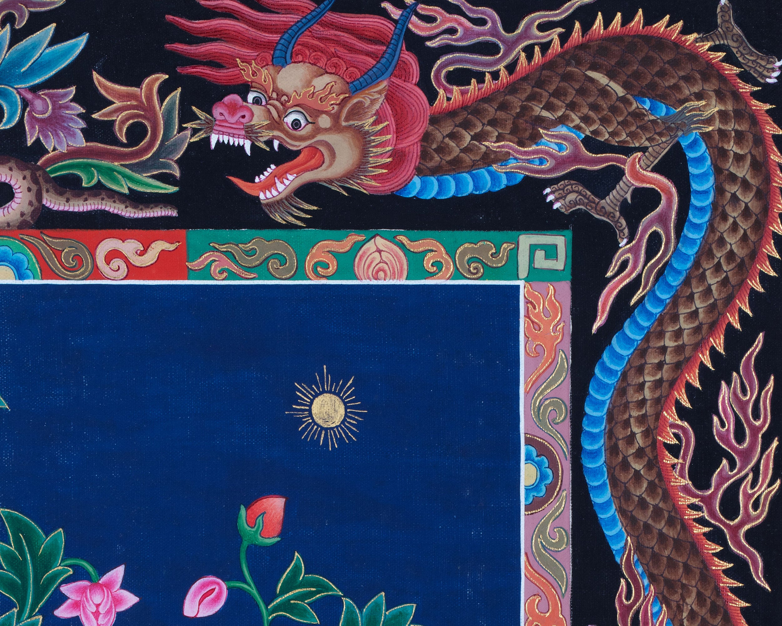 Thangka Painting Of White Tara | Newari Thangka of Tara