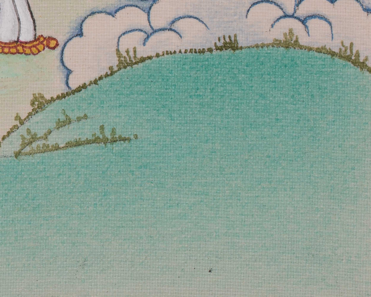 Hand-Painted Green Tara Art | Swift Compassion In Action And Protection From Fear