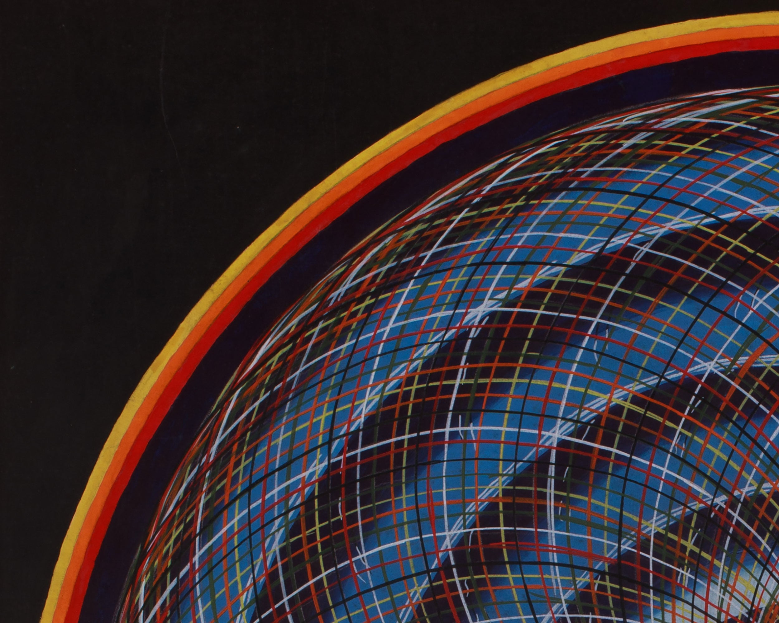 Sacred Hand-Painted Mantra Mandala Art | Wall Hanging | Spiritual Decor