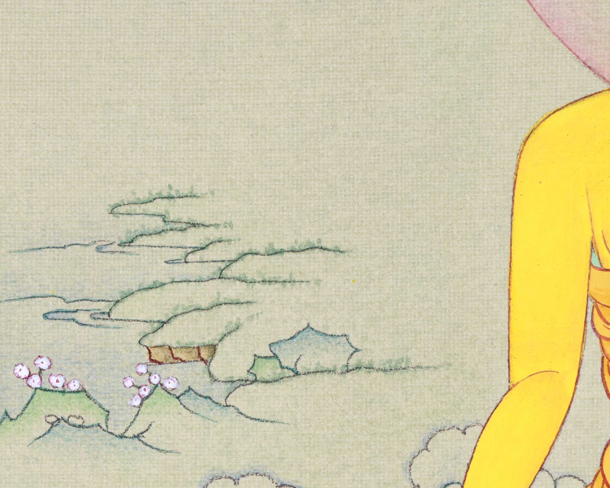 Small But Detailed Buddha Shakyamuni Thangka