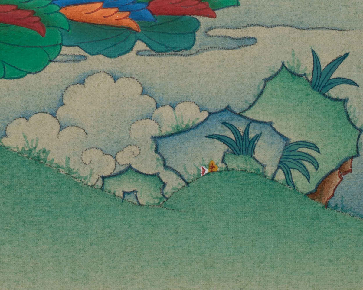 Padmasambhava Second Buddha Art | Guru Rinpoche Thangka | Lotus-Born Master