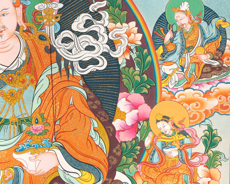 High-Quality Giclee Print To Practice Guru Rinpoche Teachings | The Lotus Born Master Nepali Print