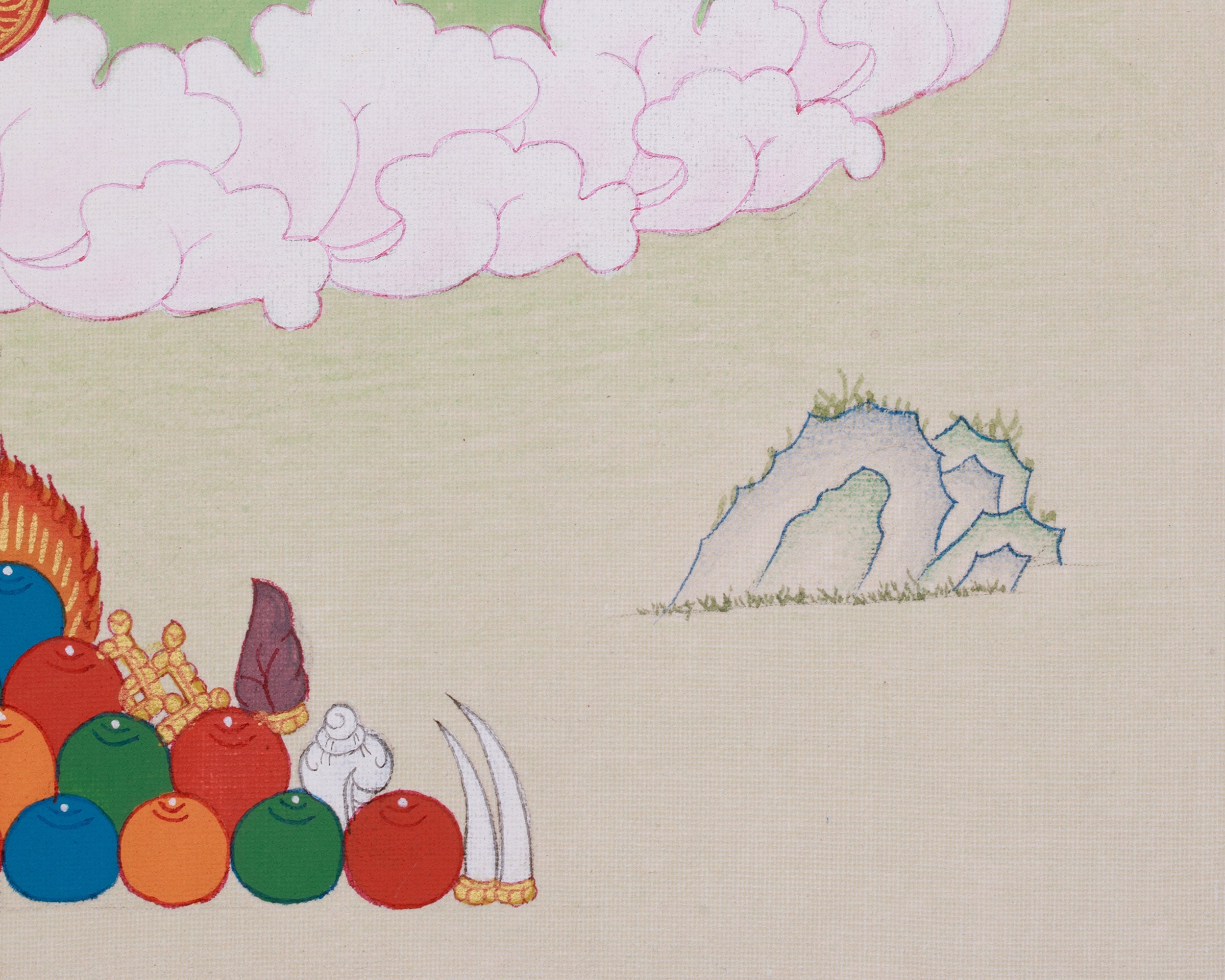 Sacred Art of Guru Rinpoche With Consort | A Divine Representation of Wisdom