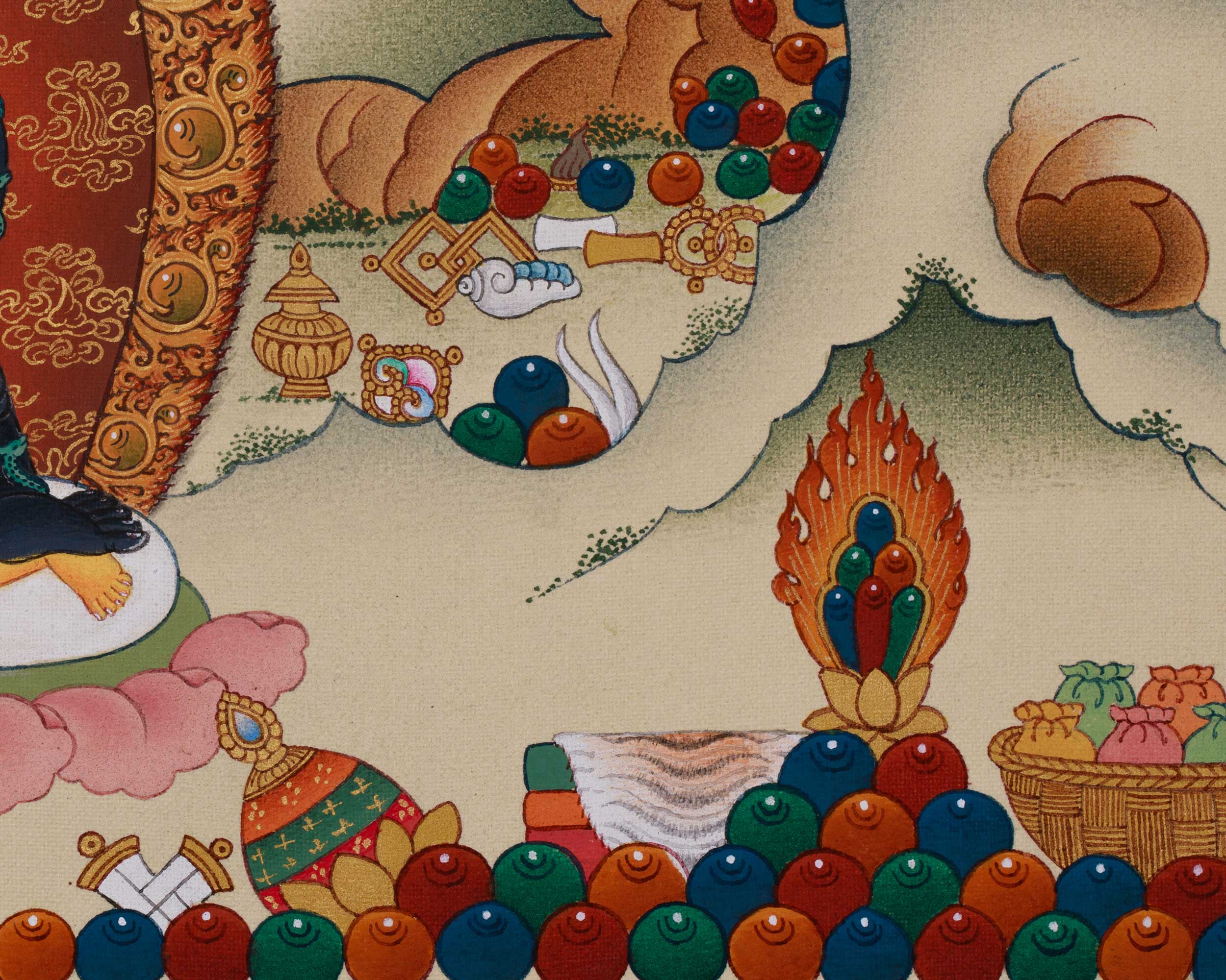 Dzambhala Buddhist Art | Wealth, Prosperity, and Sacred Abundance