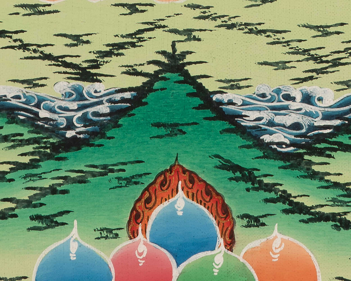 Tsongkhapa Tibetan Thangka | Art Painting for Meditation