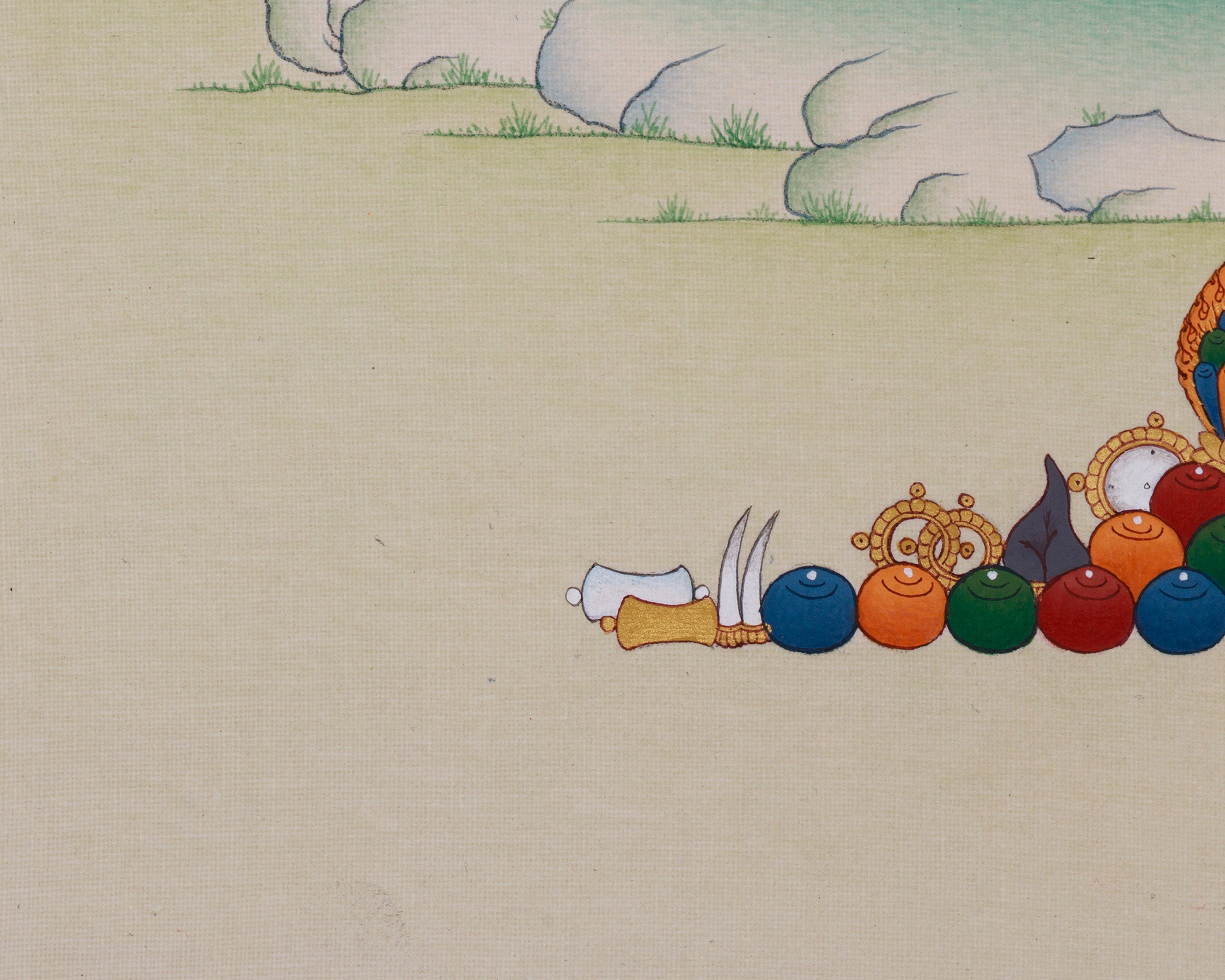 Buddha of Health, Bhaisajyaguru Thangka | The Healing Buddha in Sacred Tibetan Art
