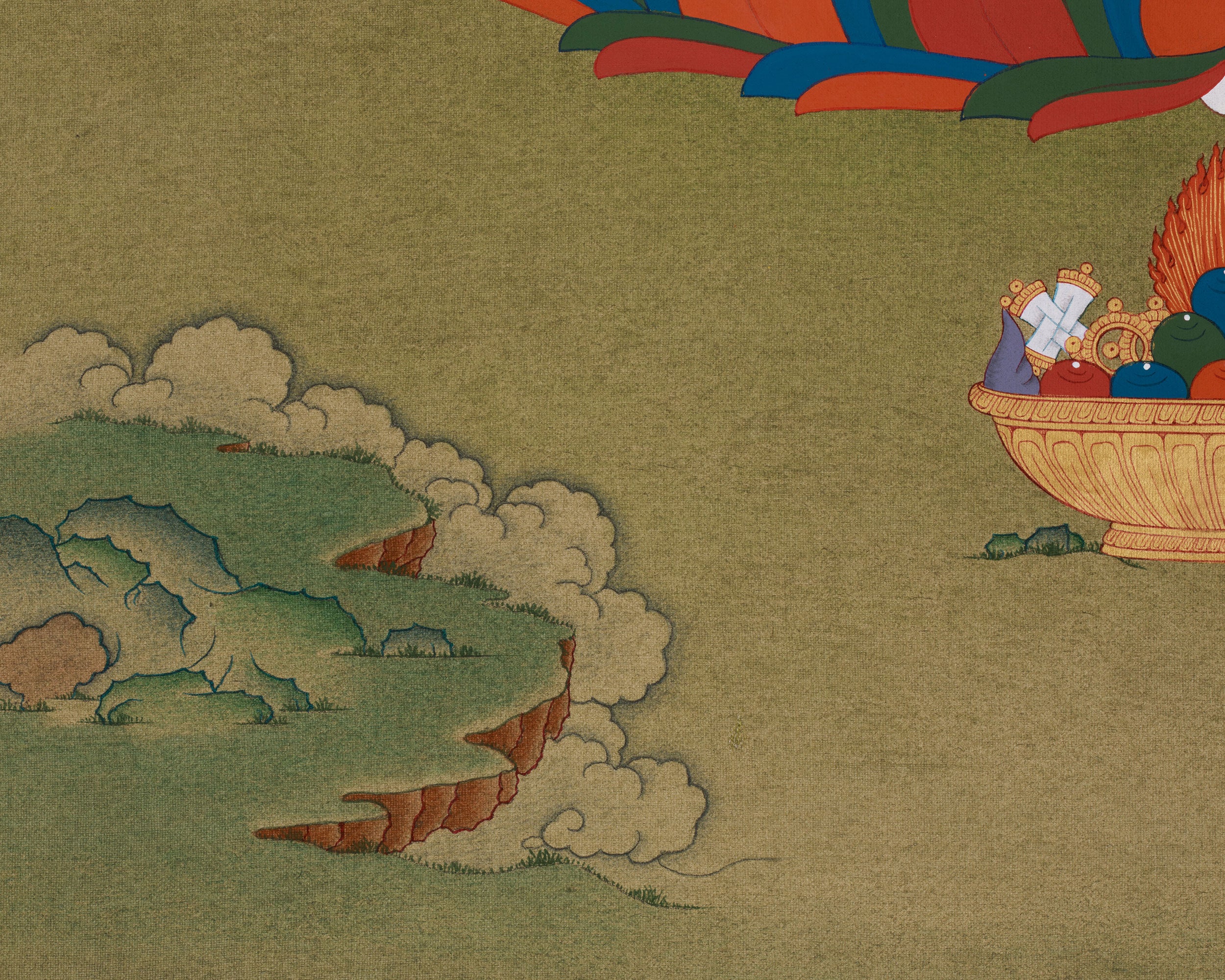 Shakyamuni Gautama Buddha Thangka | Symbol of Enlightenment, Peace & Inner Awakening