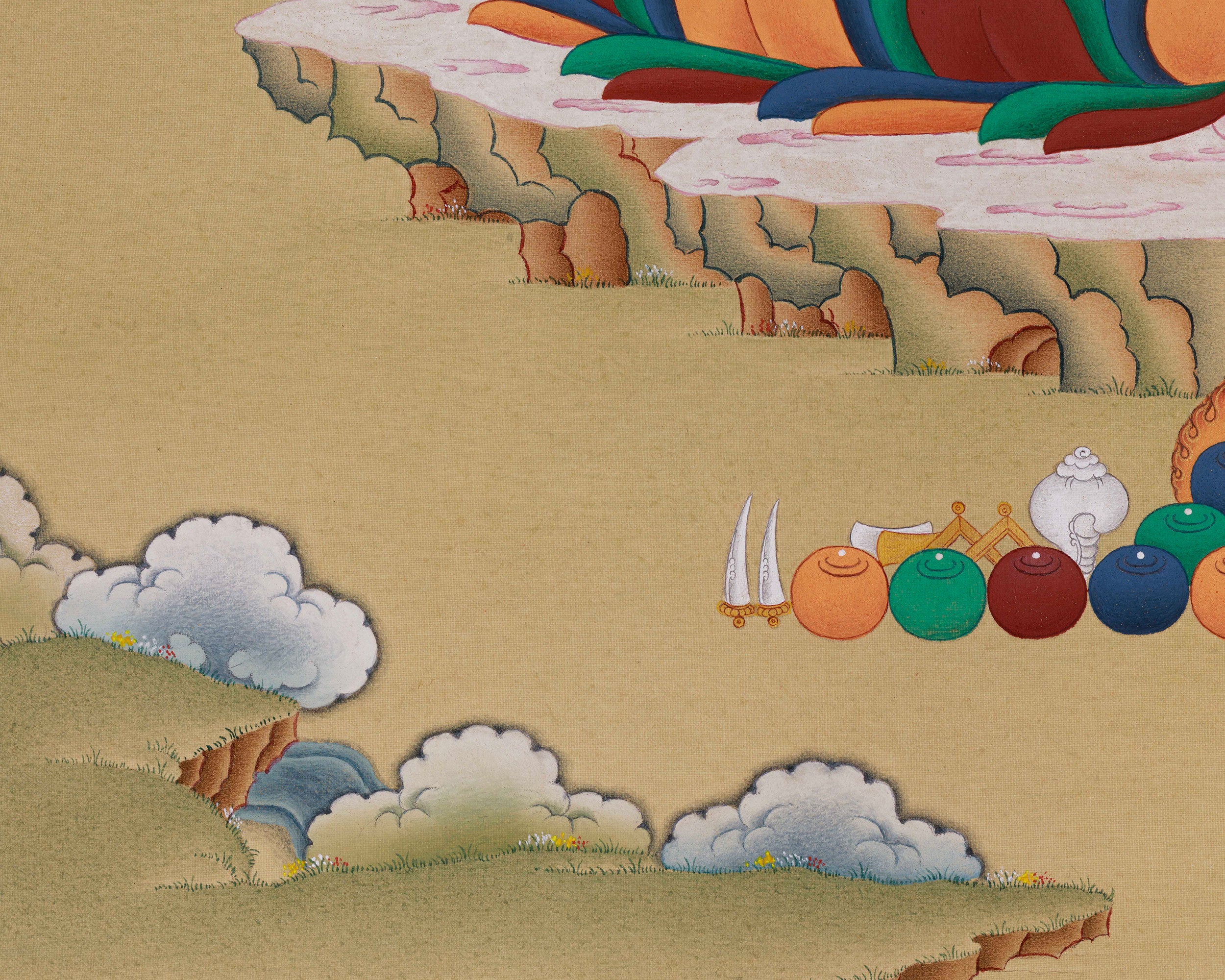 Historical Shakyamuni Buddha Thangka | The Buddha of Enlightenment