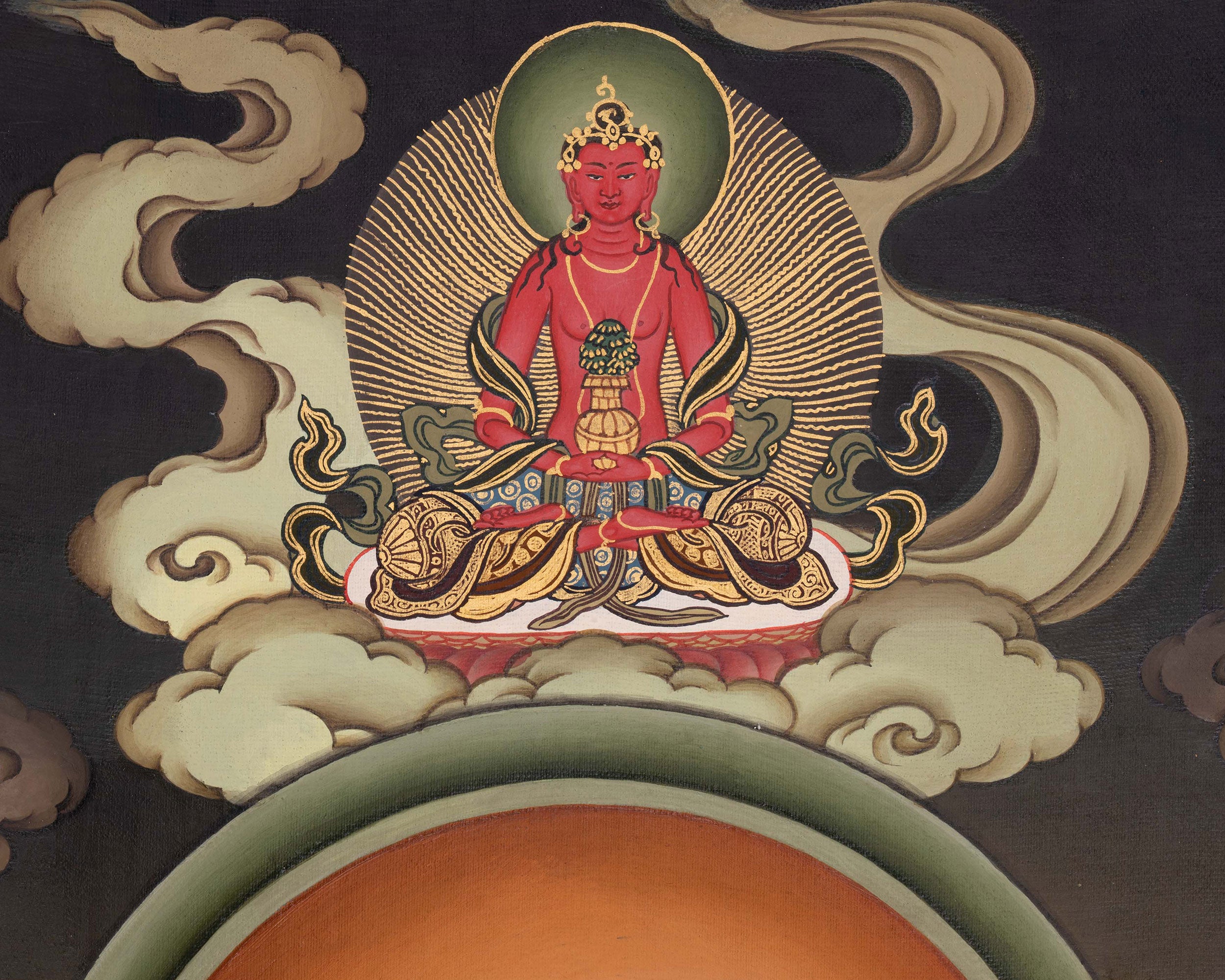 White Tara With Two Bodhisattvas Thangka | Power of Compassion and Enlightenment