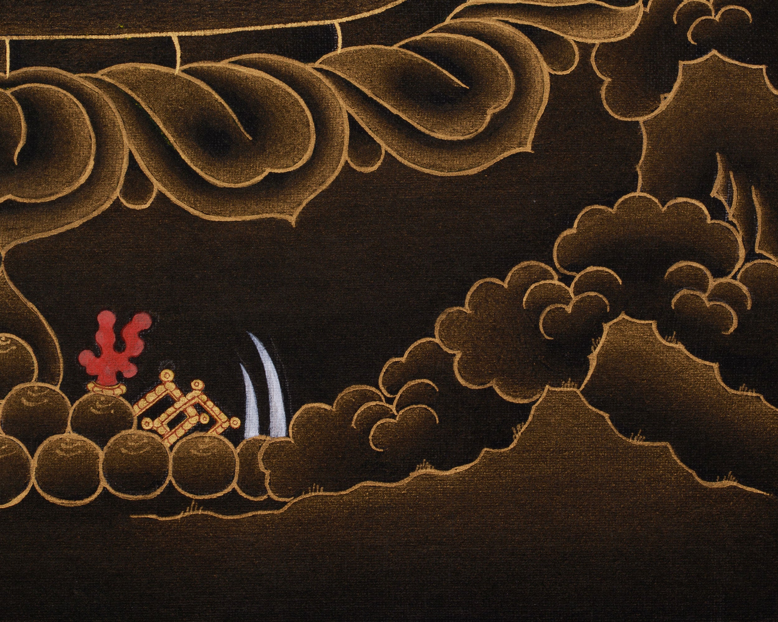 Tibetan Thangka of Vajrapani | The Protector of Wisdom | A Symbol of Strength