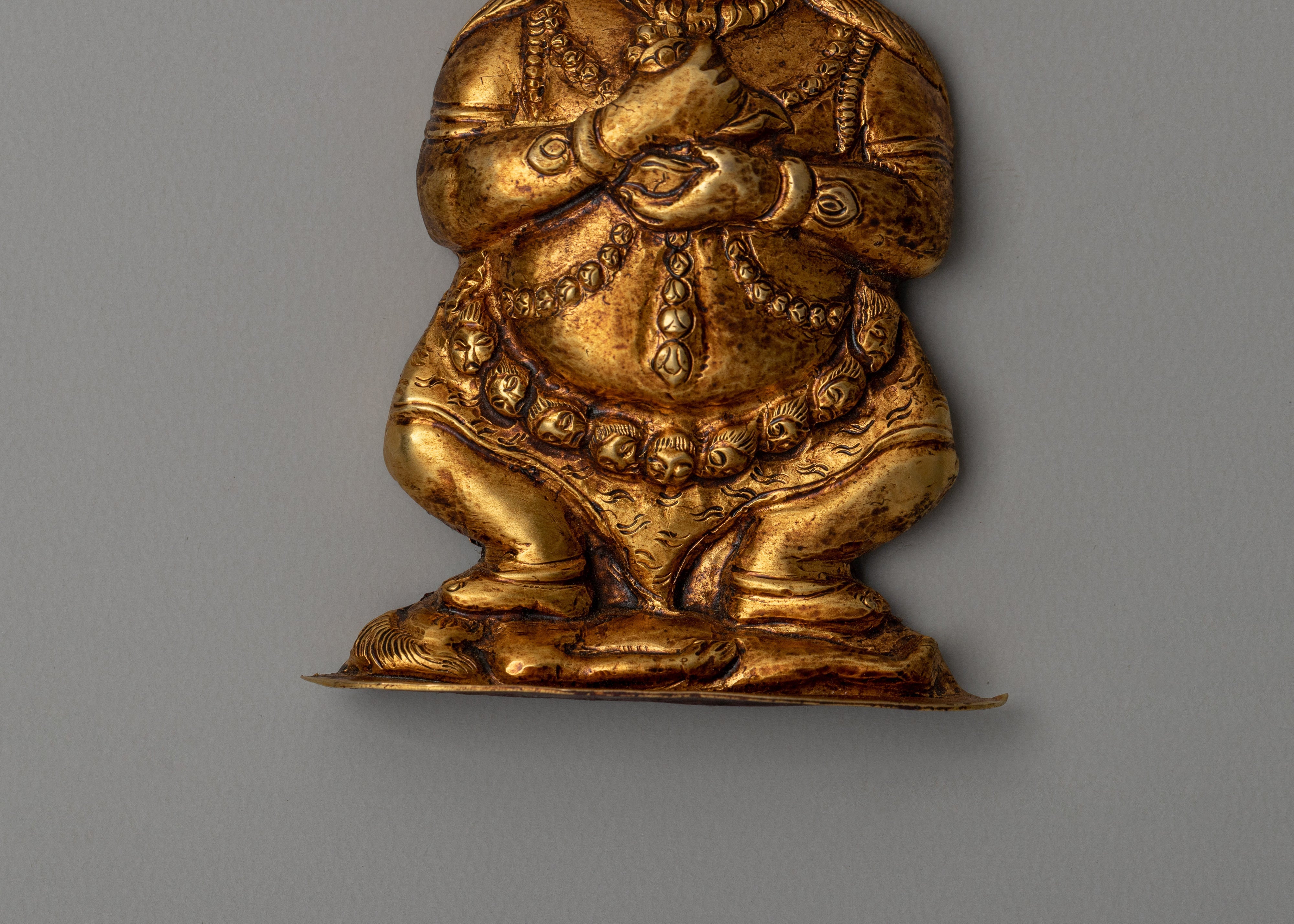 Copper Body Mahakala Statue | The Protector Deity of Power & Transformation