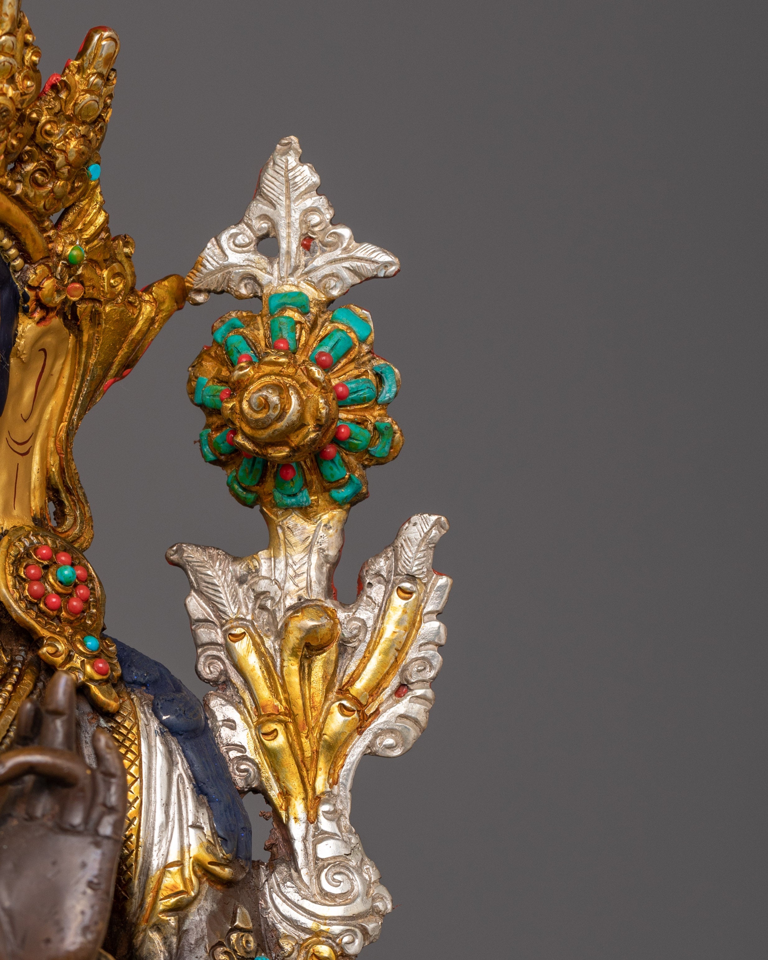 Oxidized Shyama Tara Statue | Green Tara - Swift Saviour