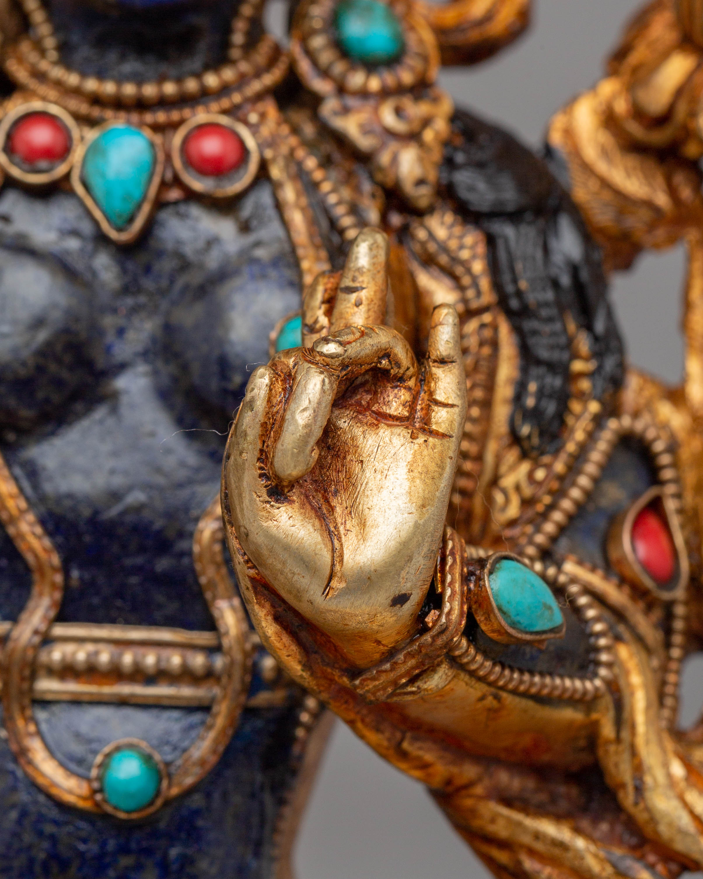 Green Tara Statue : Female Deity of Love and Compassion