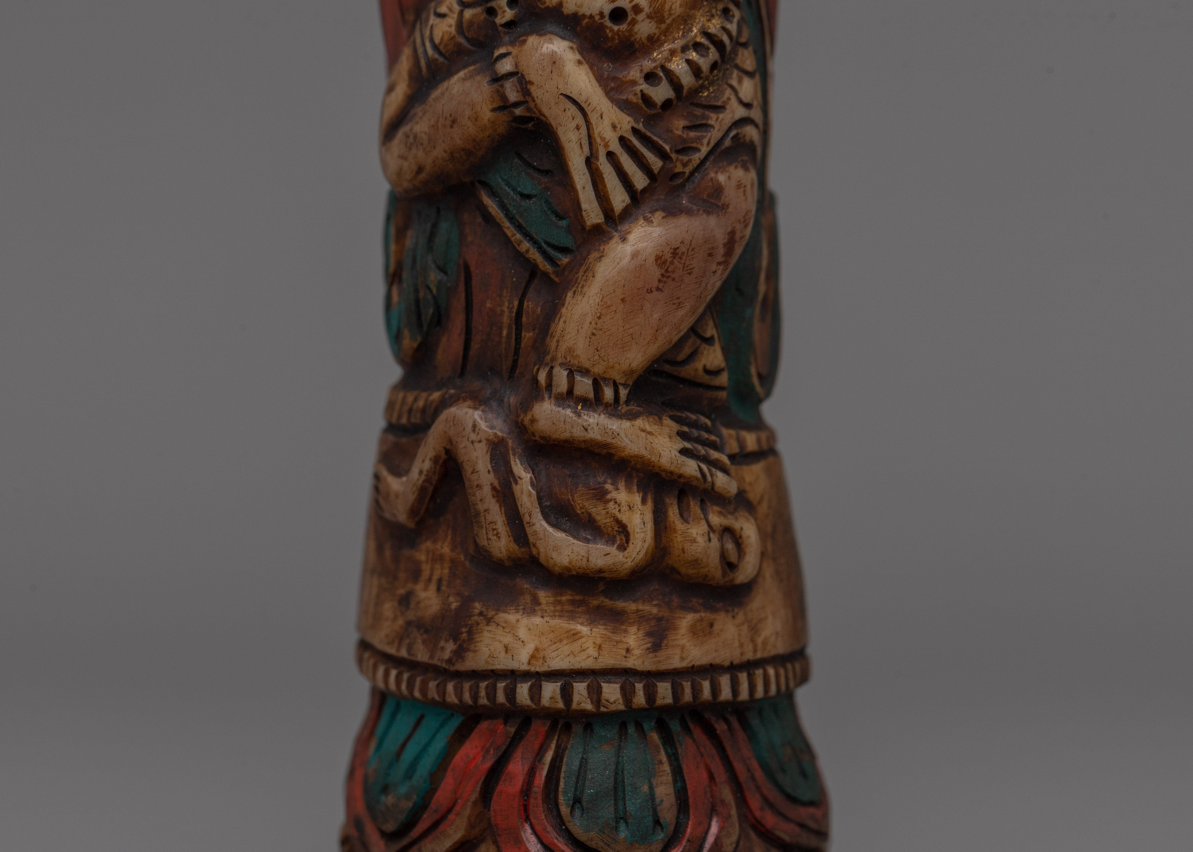 Handcrafted Mahakala Protector Statue | Guardian Deity of Tibetan Buddhism