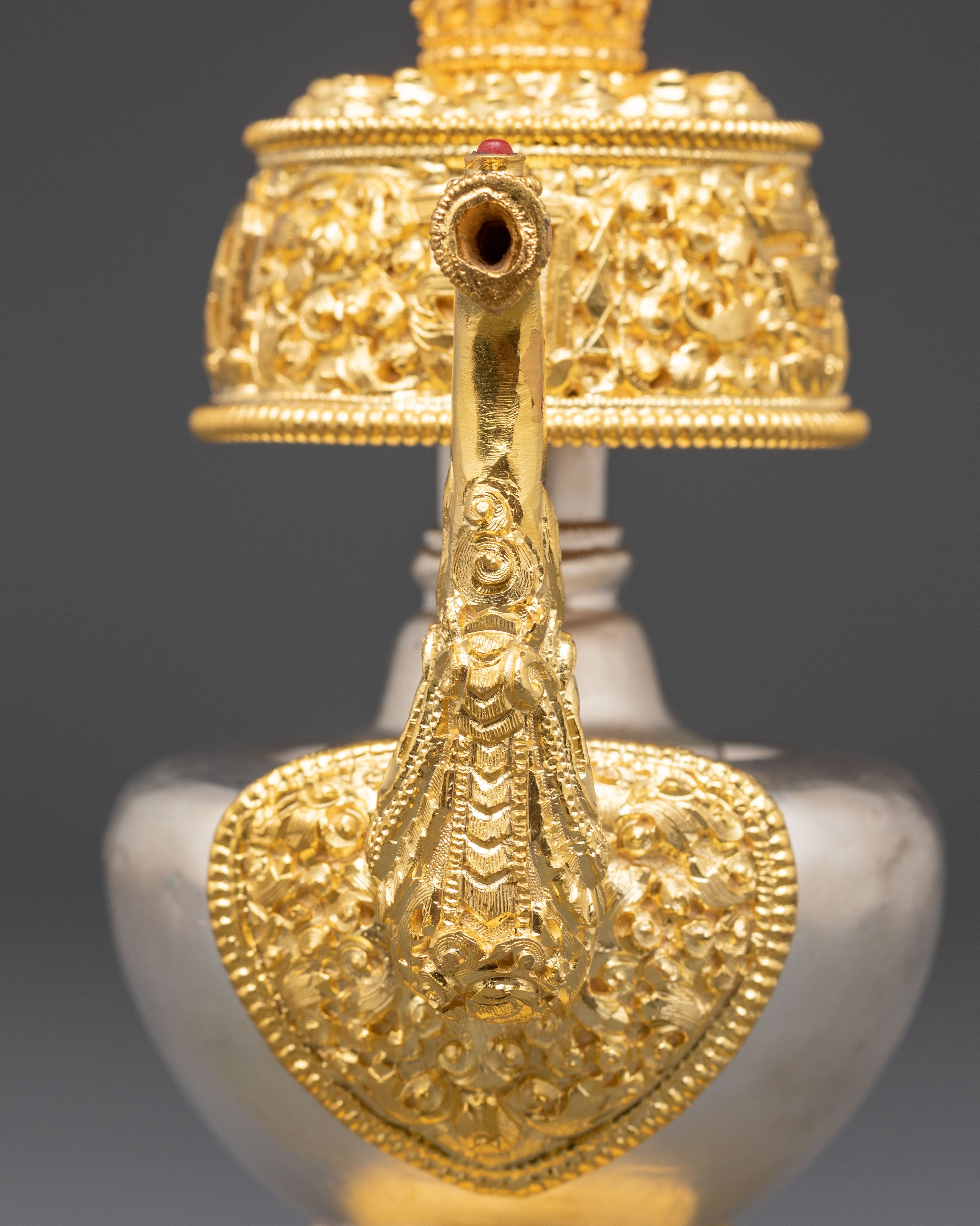 Himalayan Bhumba Pair | Tibetan Buddhist Water Offering Vases