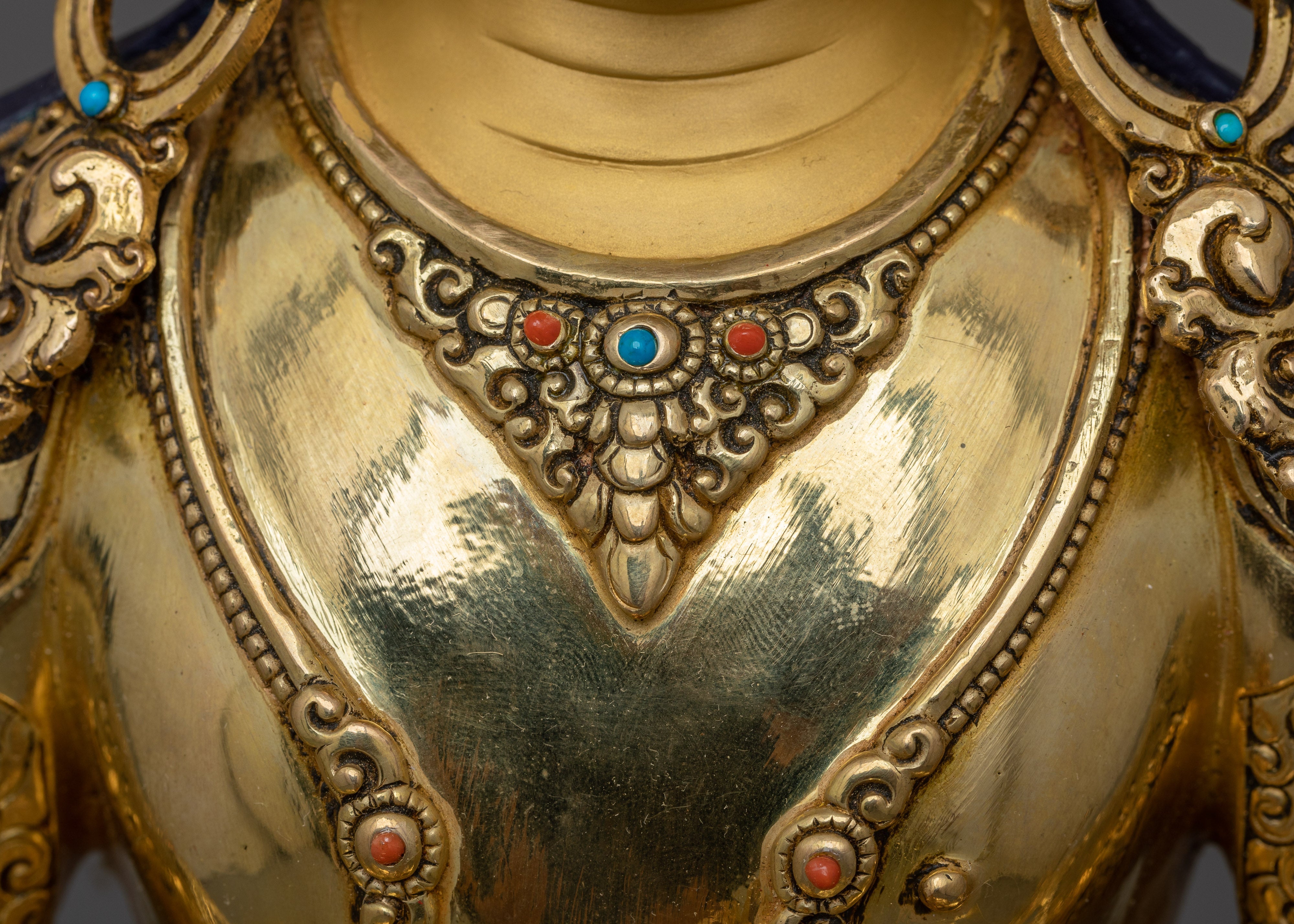 Himalayan Figurine of Longevity Deity Amitayus | God of Prosperity and Blessings