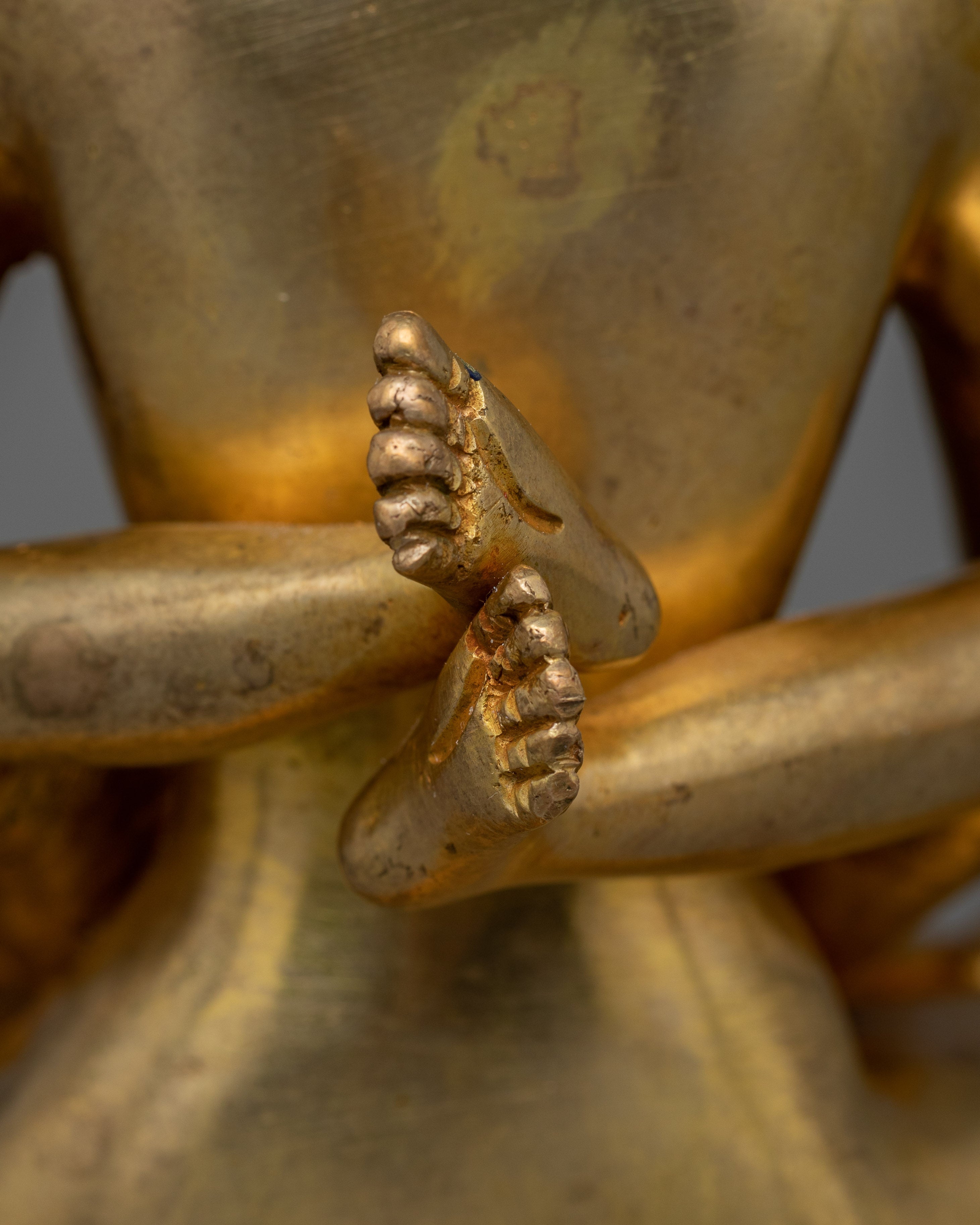 8.5 Inches SamanthaBhadra with Consort Statue | Embodiment of Compassion