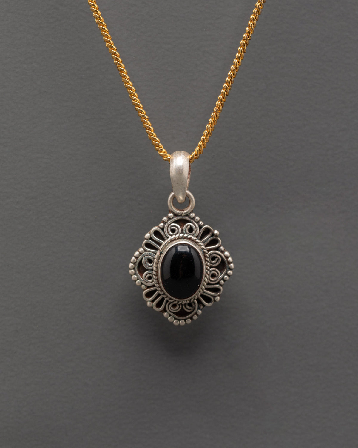 Spiritual silver locket