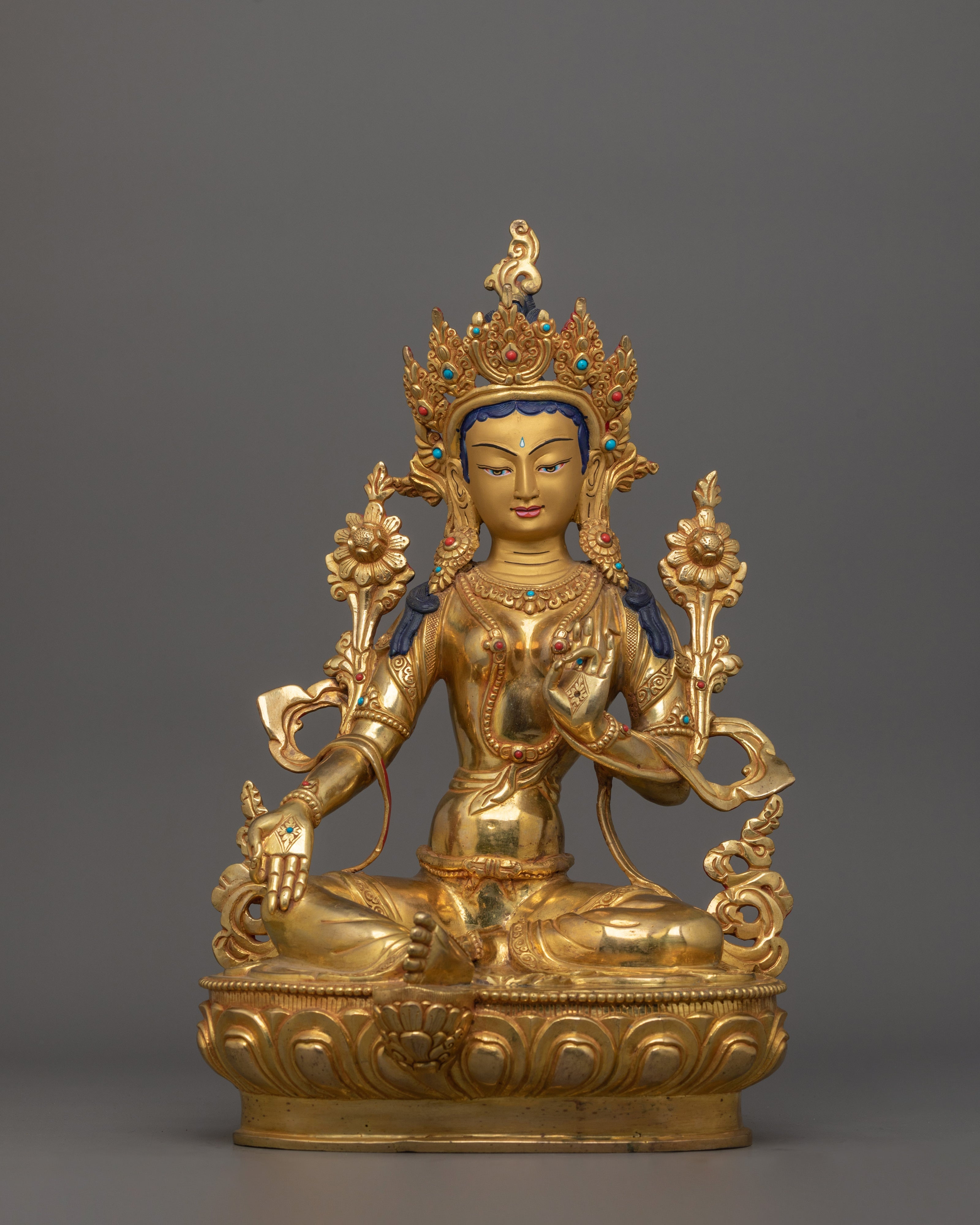 Green Tara Spiritual Decor for Divine Protection