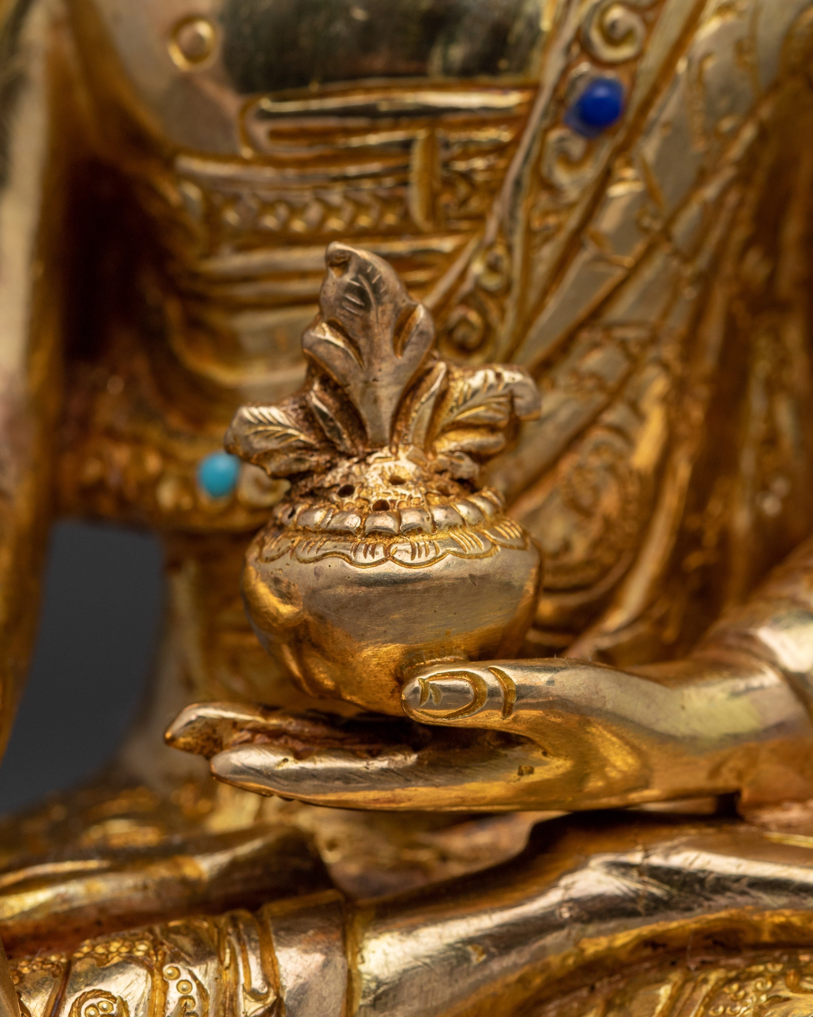 Exquisite Medicine Buddha Sculpture | Buddhist Healing Deity