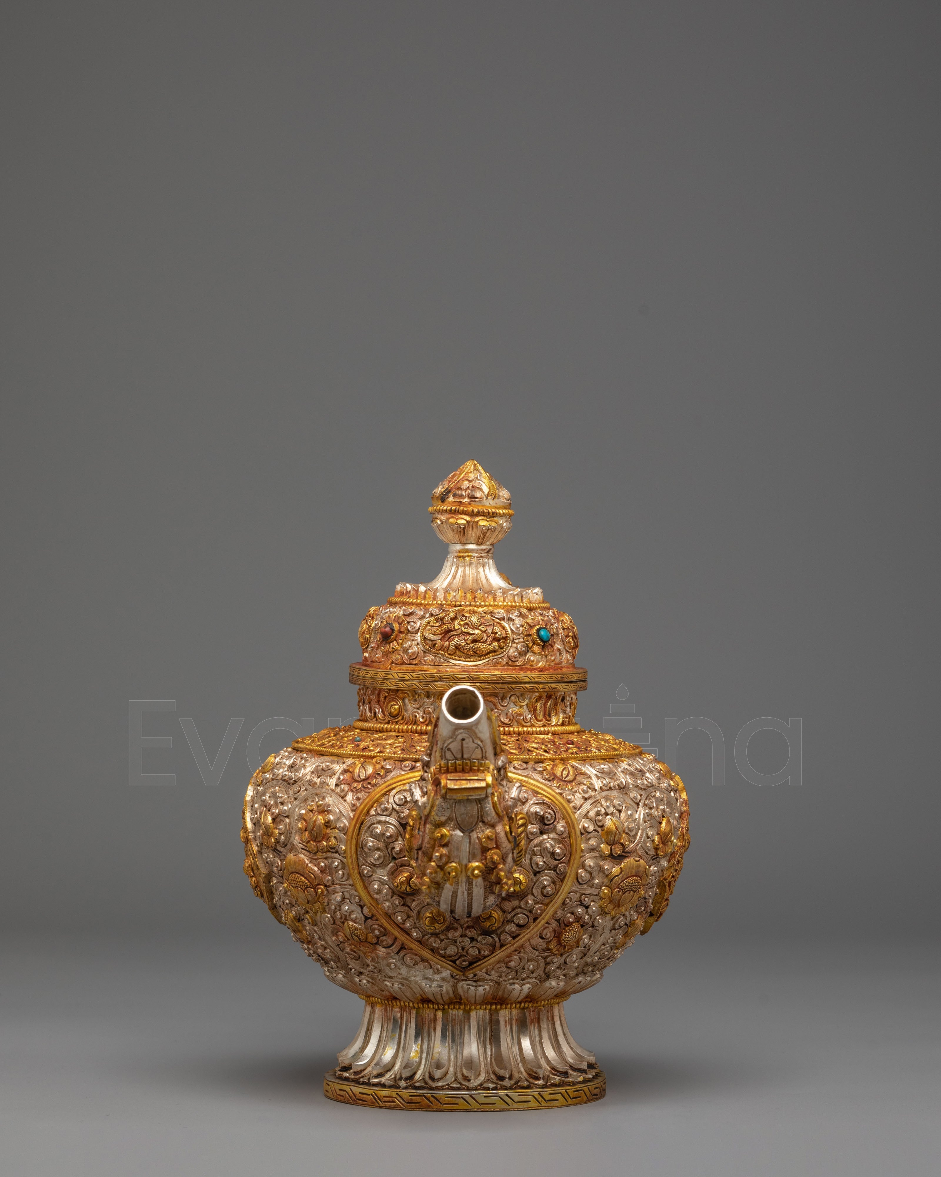 Handcrafted Buddhist Ritual Teapot