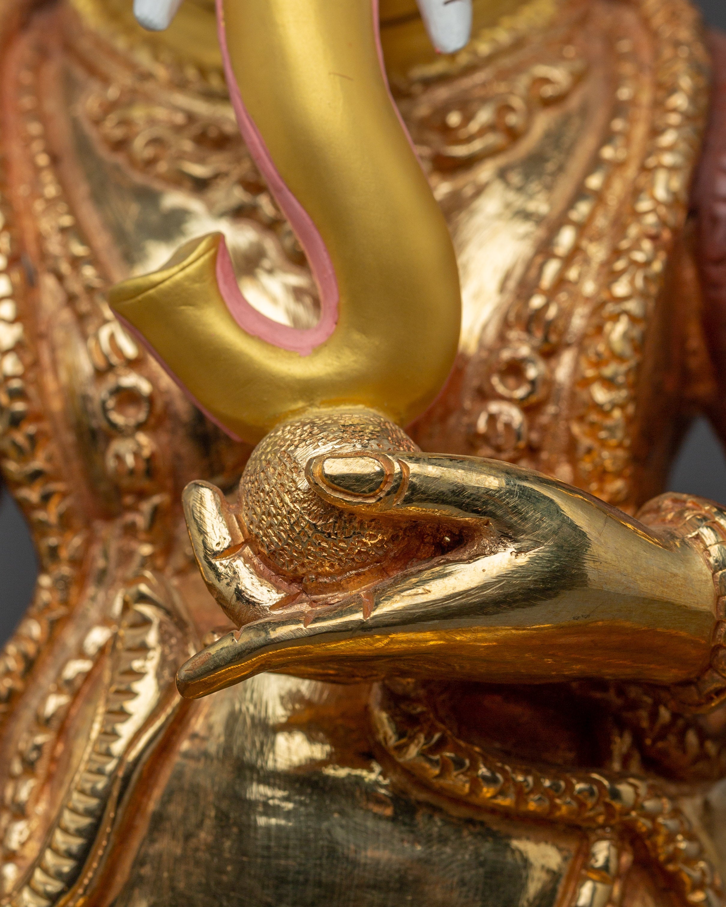 Golden Ganesh Statue | Embodiment of Wisdom and Intelligence