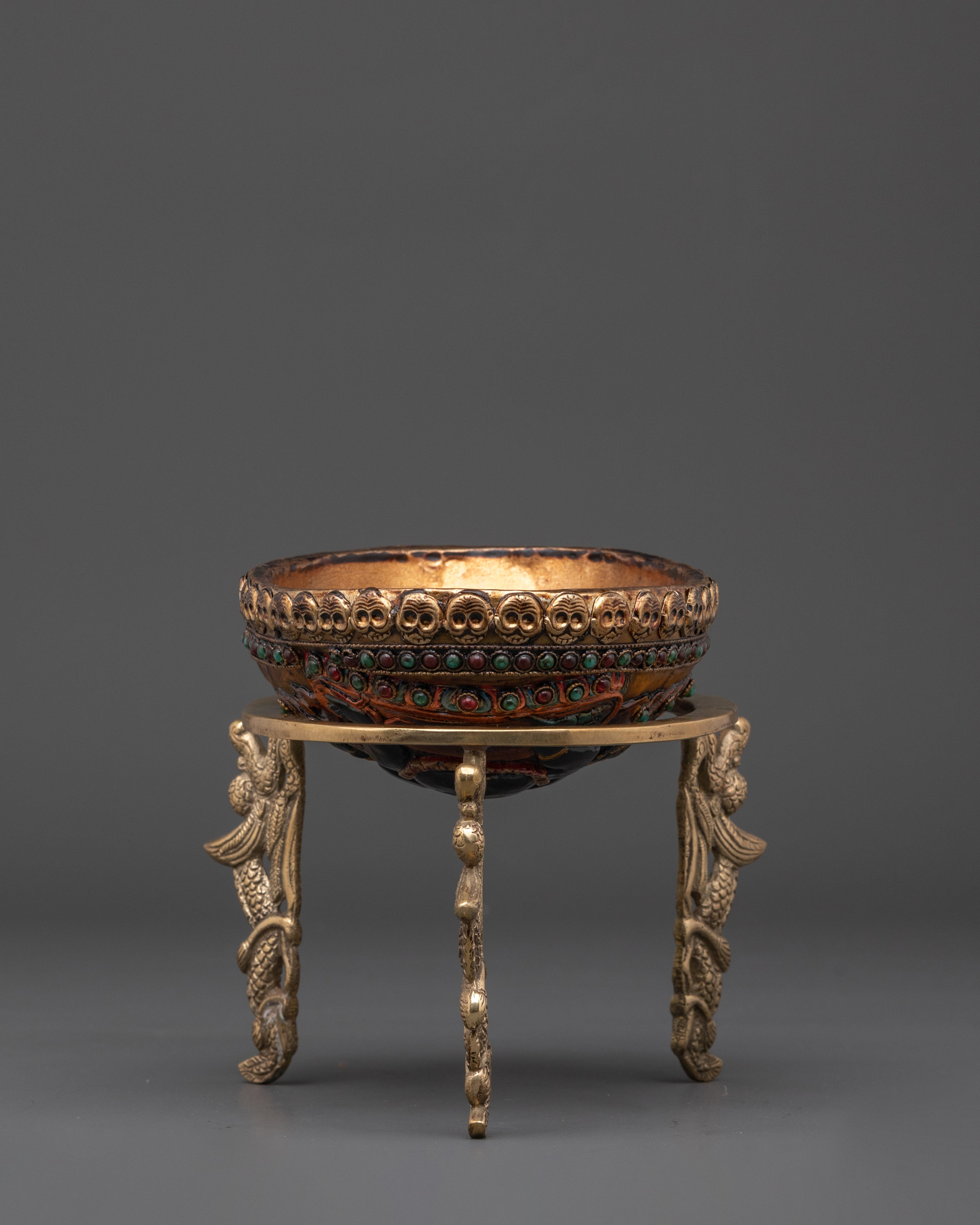 Buddhist Kapala Skull Cup